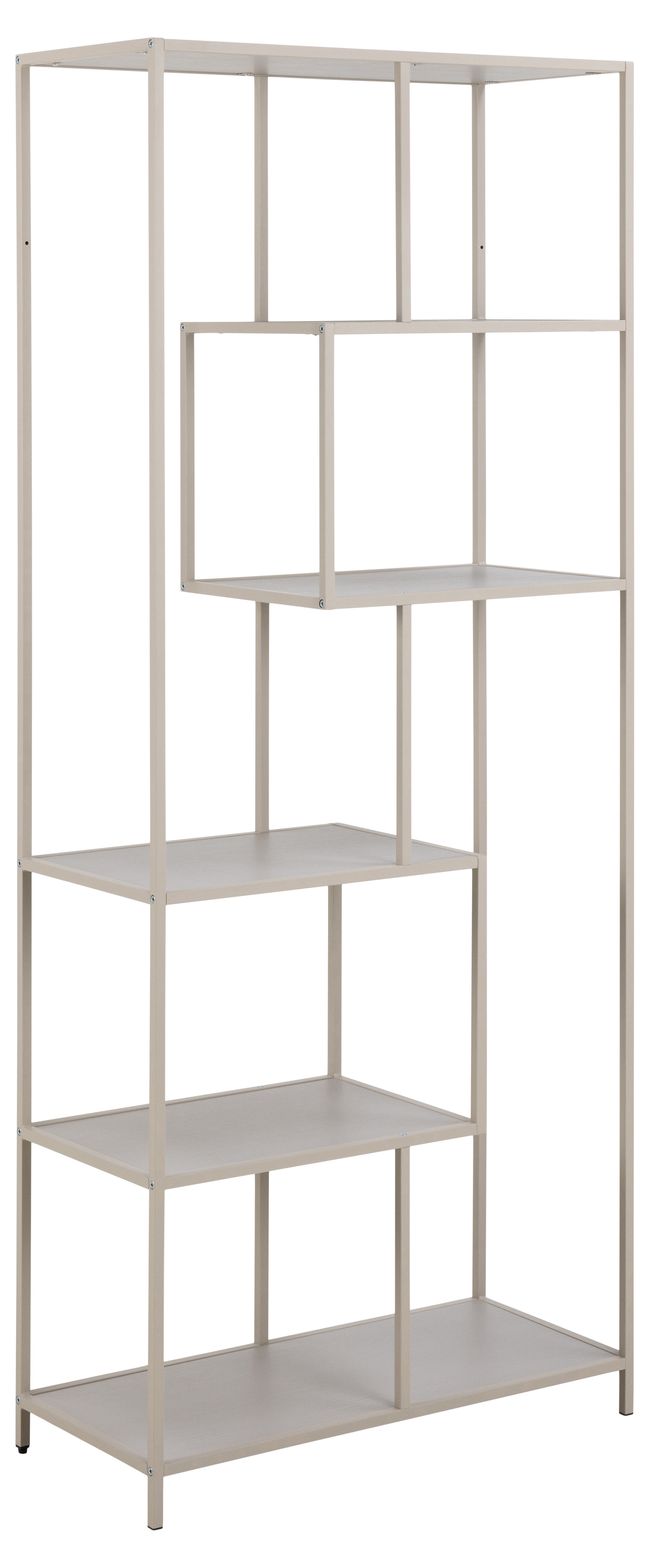 Regał Seaford 77 cm beżowy