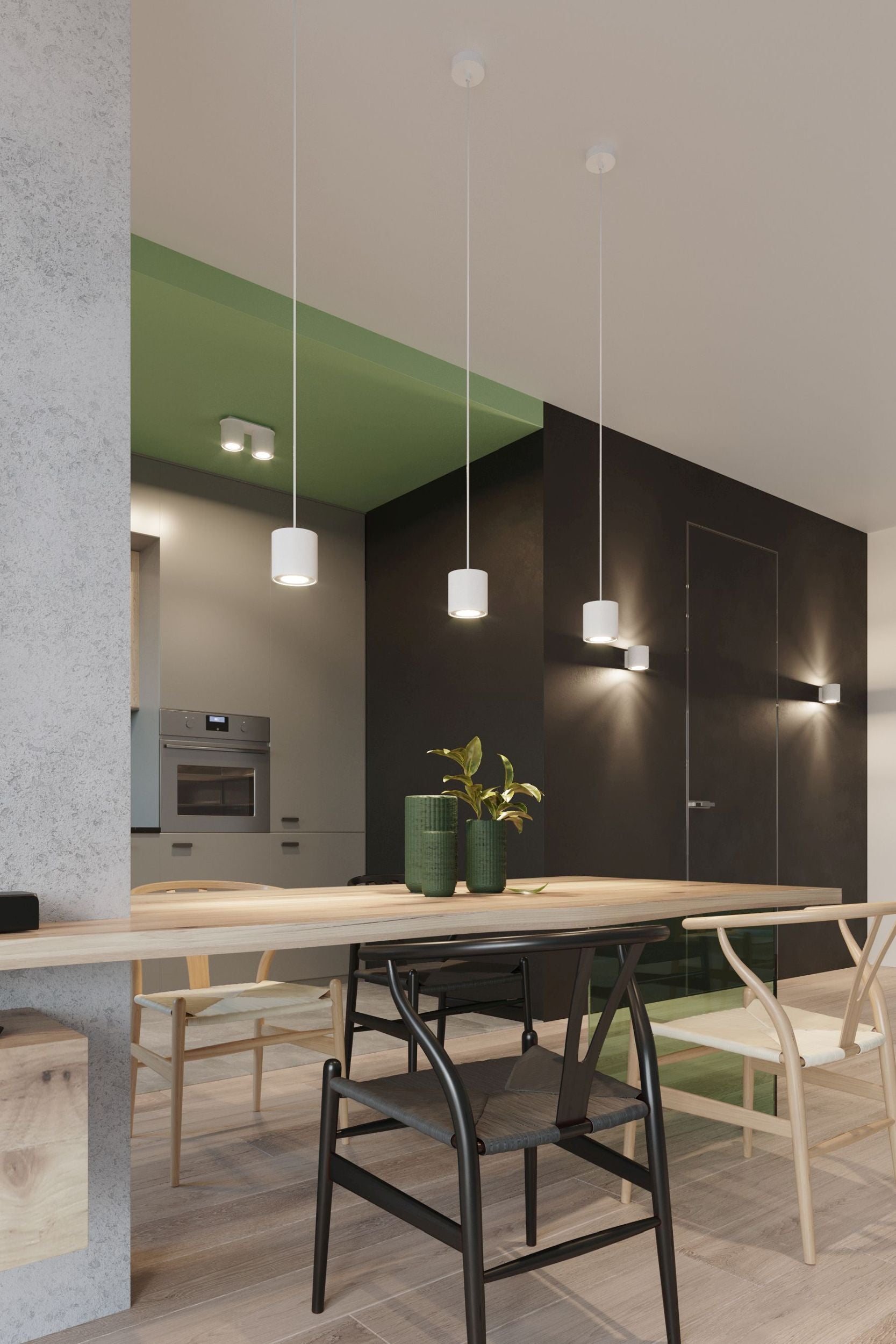 Lampa wisząca Obett średnica 10 cm x1 biały