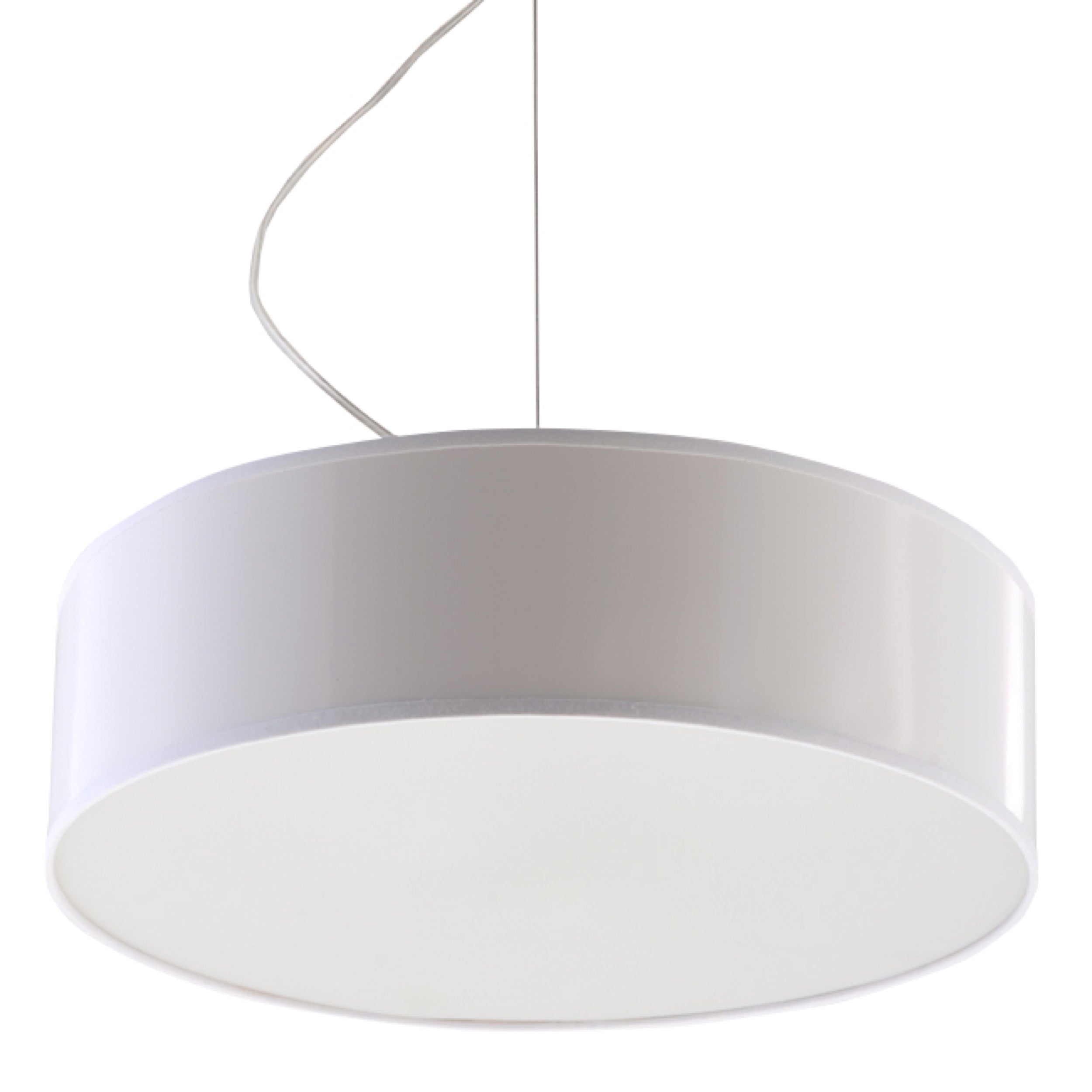 Lampa wisząca Arena 35 cm biała