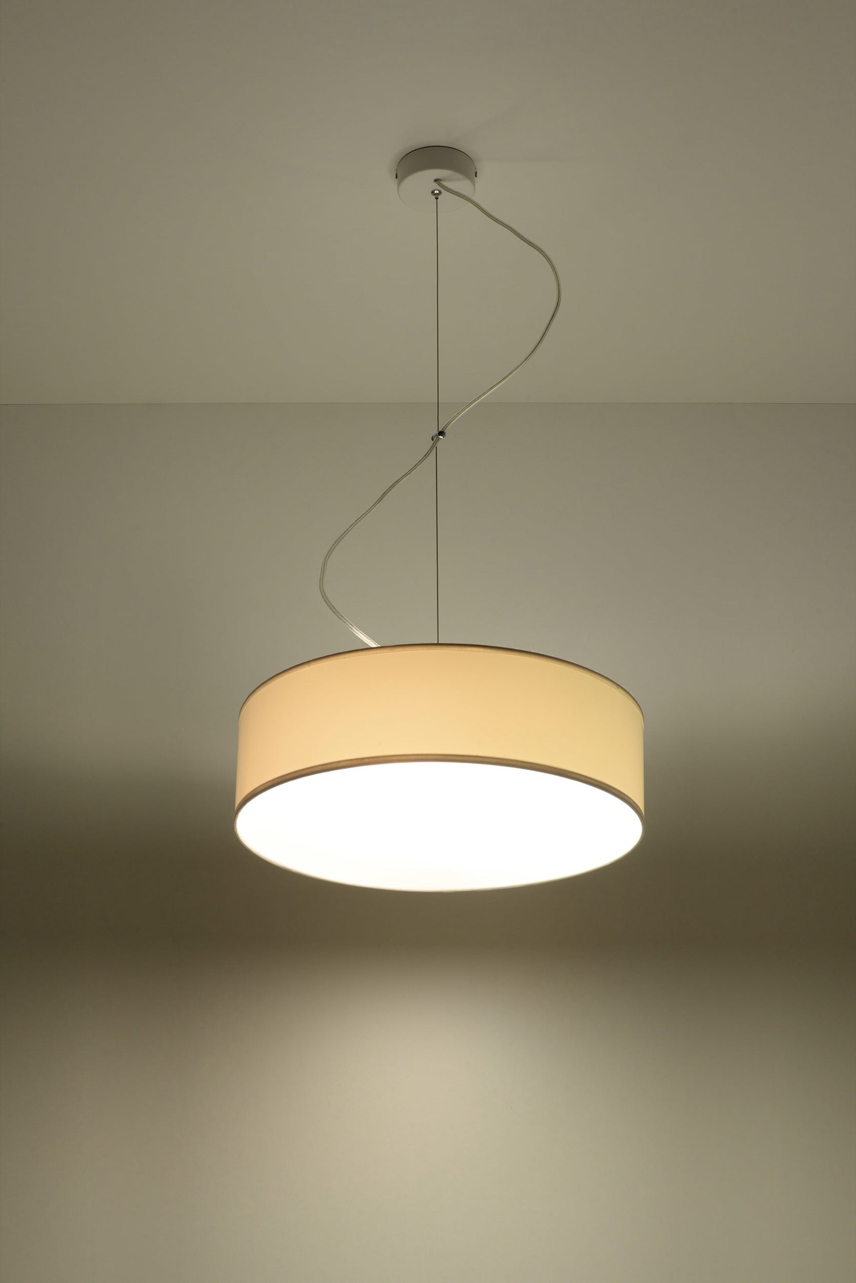 Lampa wisząca Arena 35 cm biała