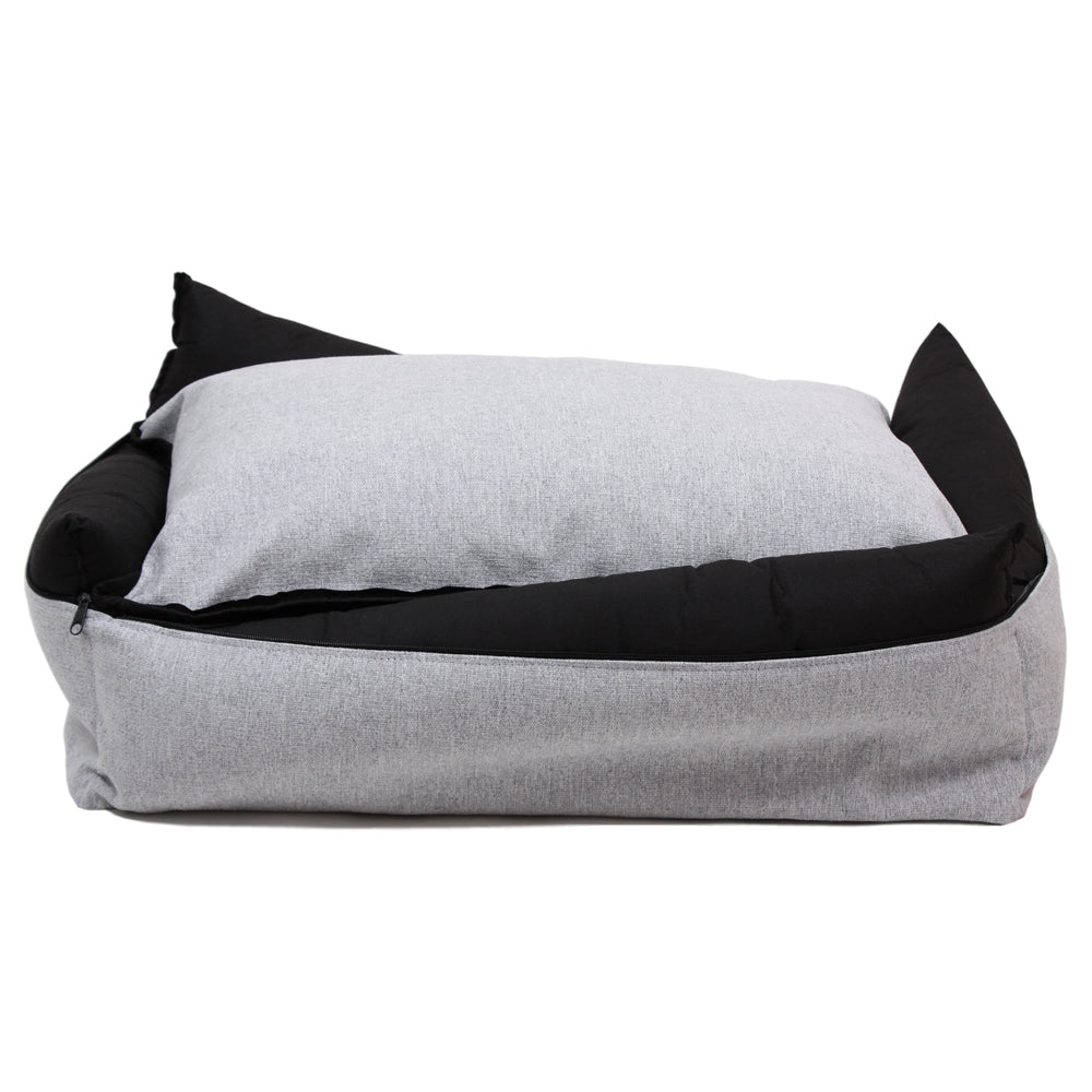 Legowisko dla zwierząt Ambevy plamoodporny szare 53/75