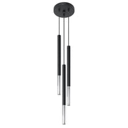 Lampa wisząca Mozaica 3P czarny/chrom