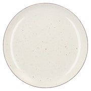 Zestaw talerzy porcelanowych dla 6 os. City beżowo-brązowy