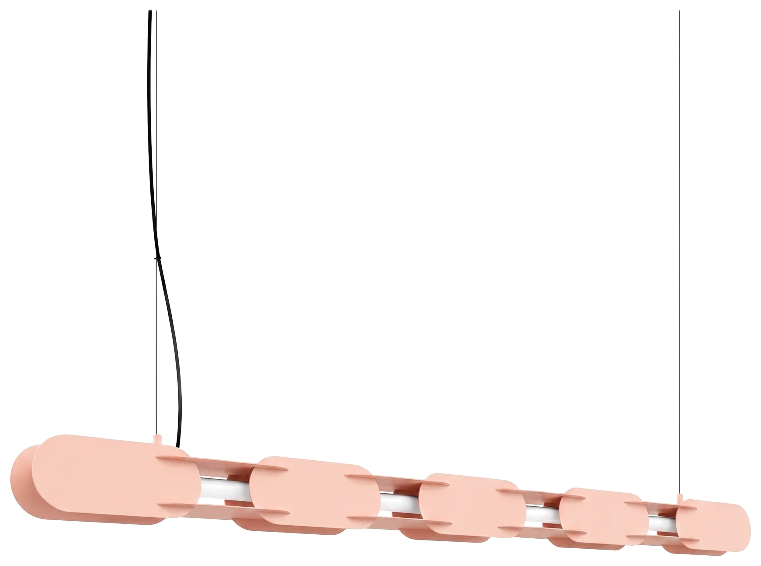 Lampa wisząca Chain 158 cm LED brzoskwiniowa
