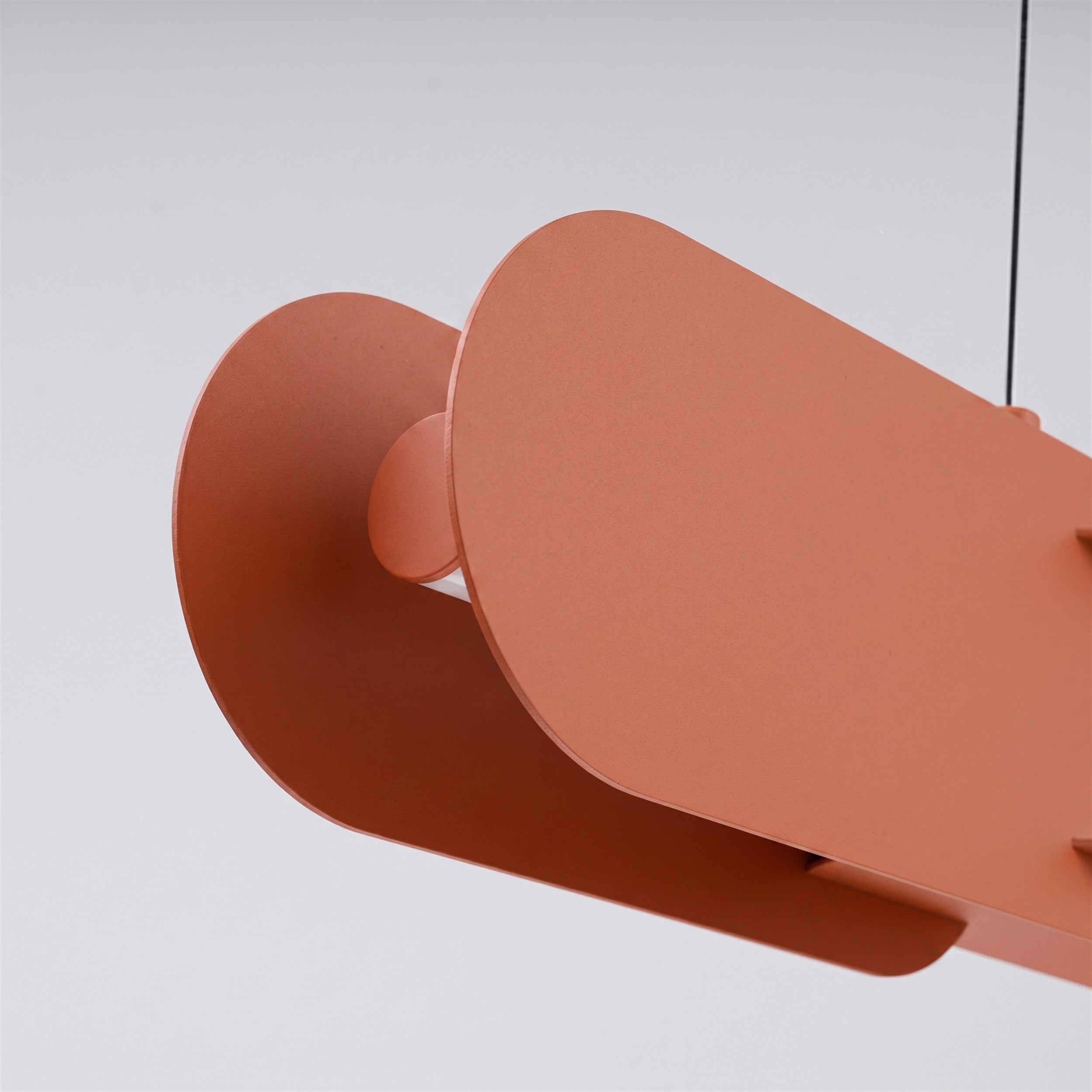 Lampa wisząca Chain 158 cm LED ochra czerwona