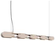 Lampa wisząca Chain 158 cm LED taupe