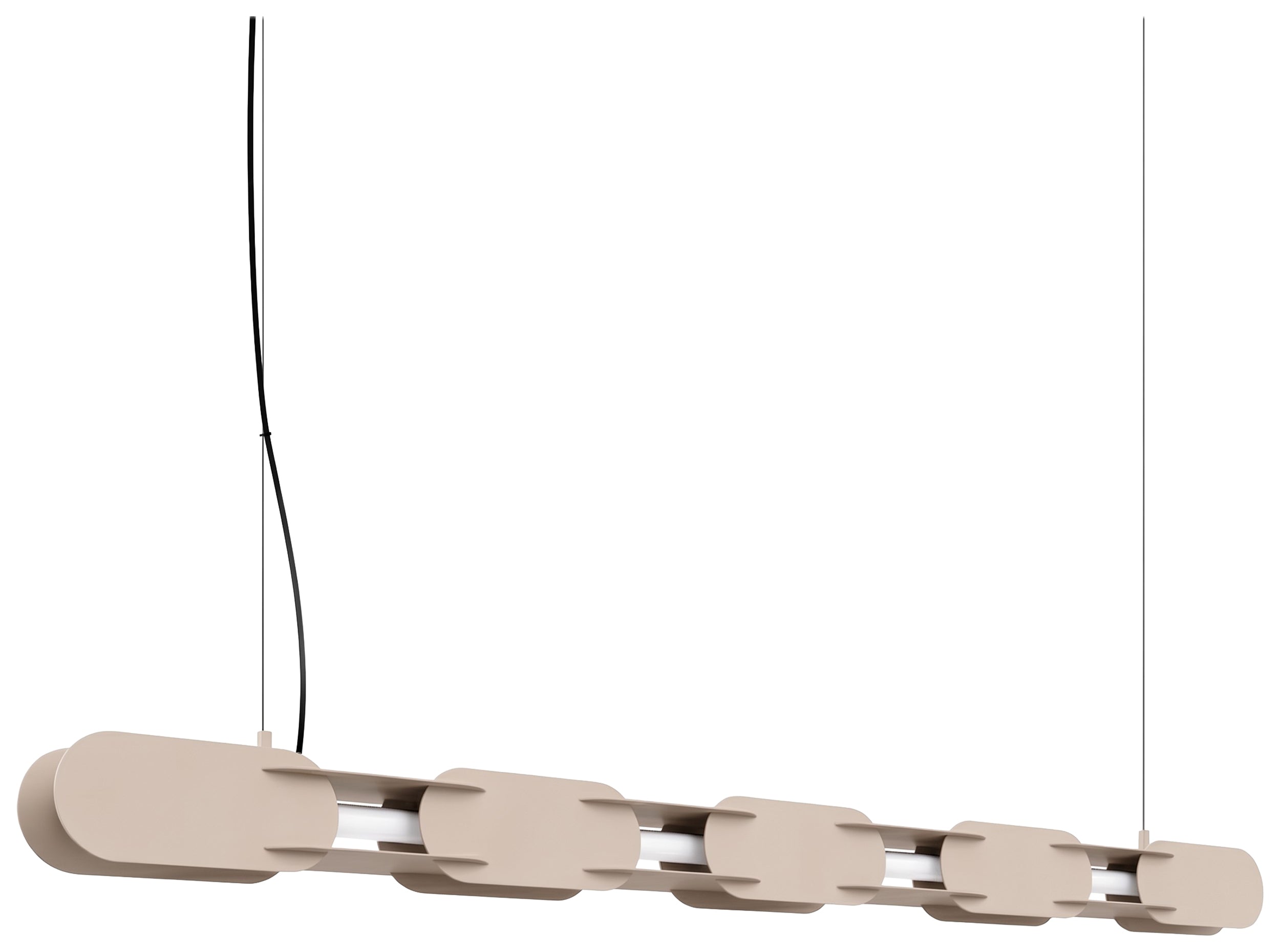 Lampa wisząca Chain 158 cm LED taupe