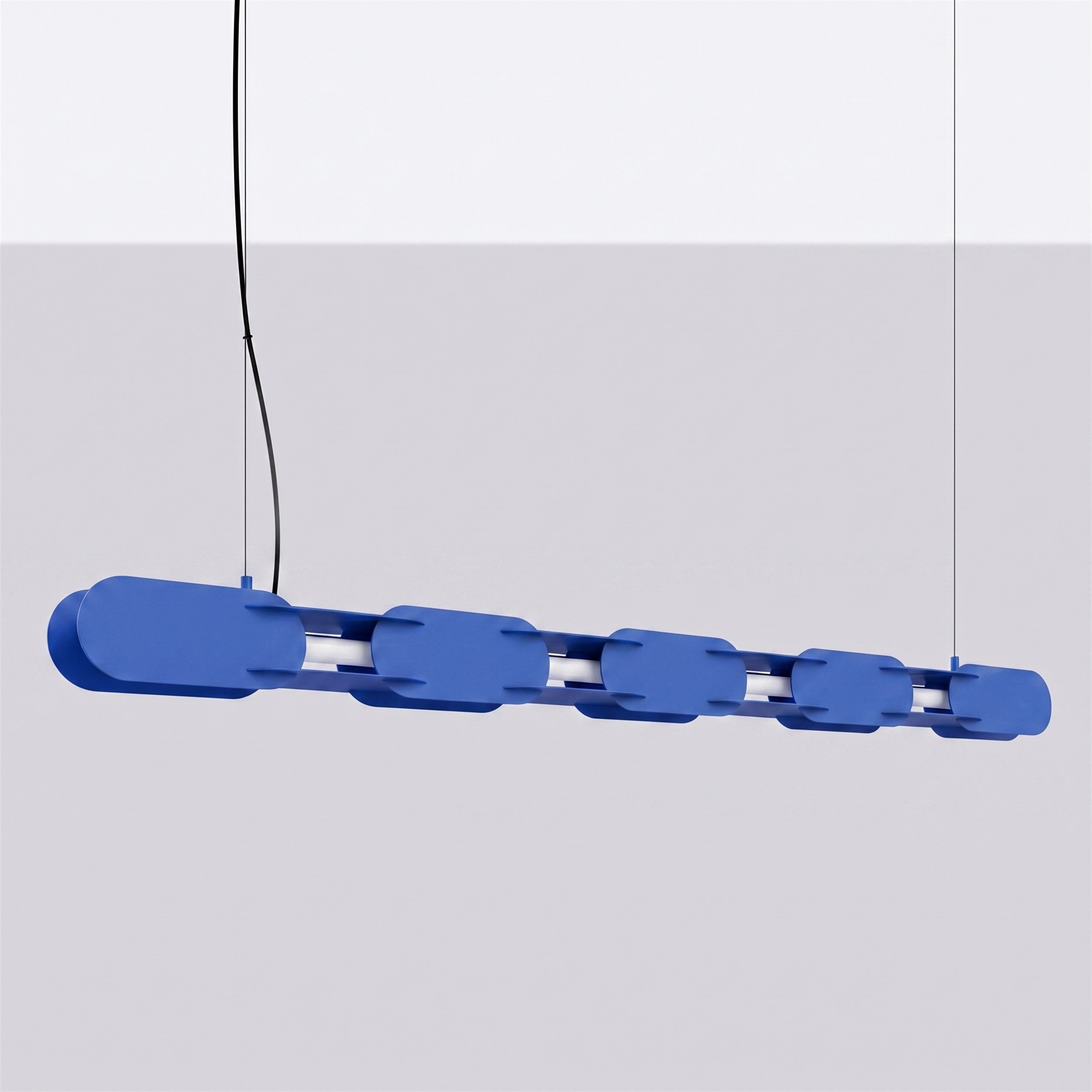 Lampa wisząca Chain 158 cm LED ultramaryna