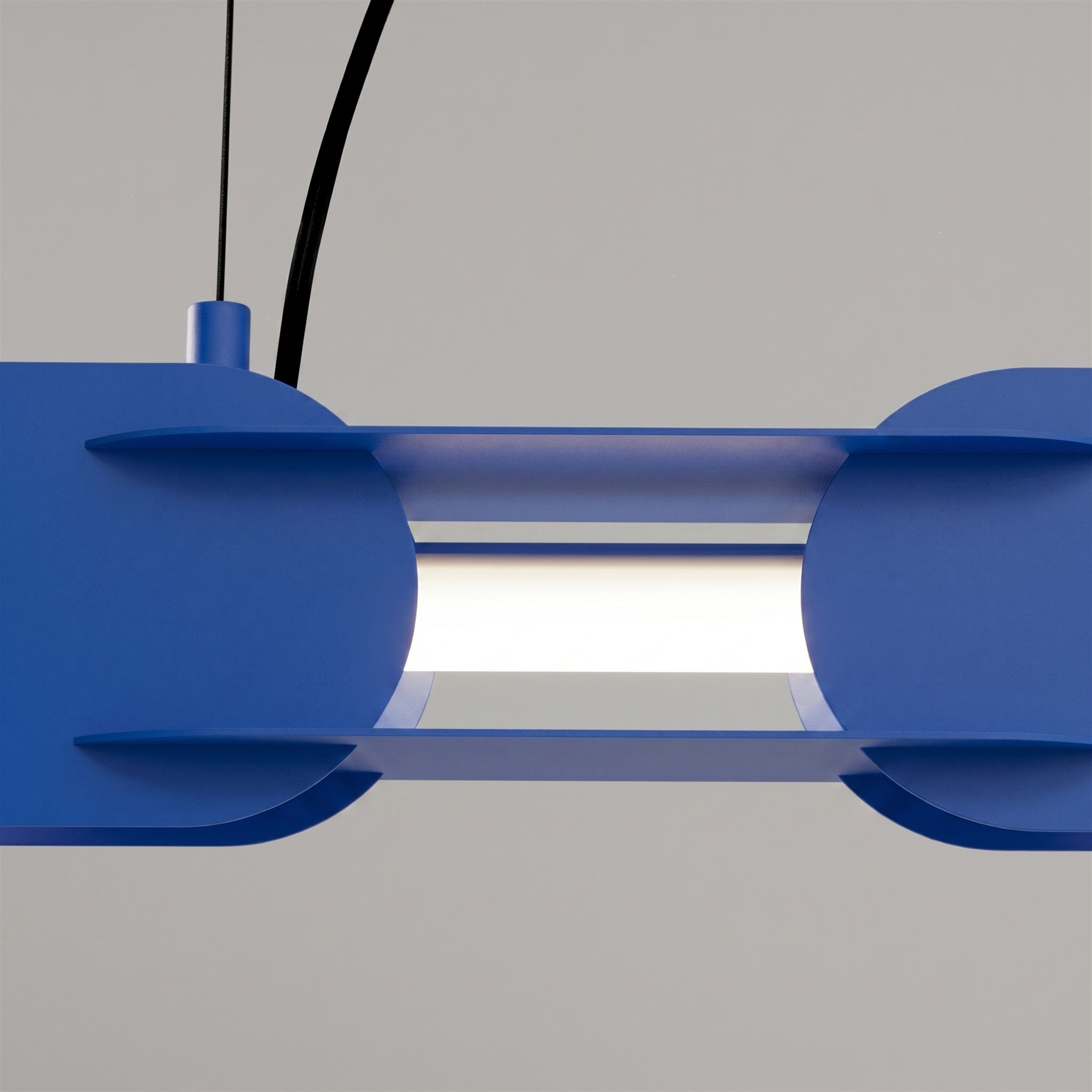 Lampa wisząca Chain 158 cm LED ultramaryna
