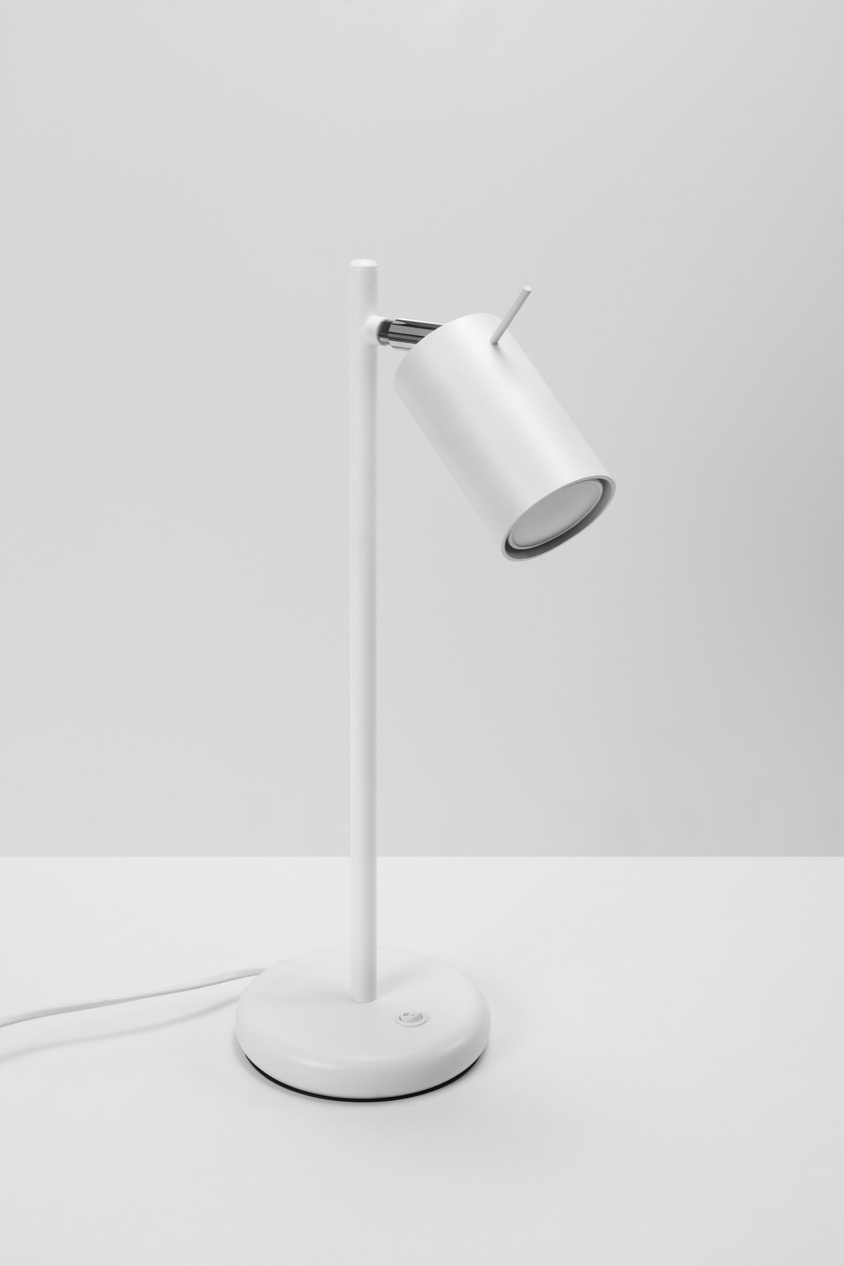 Lampa stołowa Ring biała