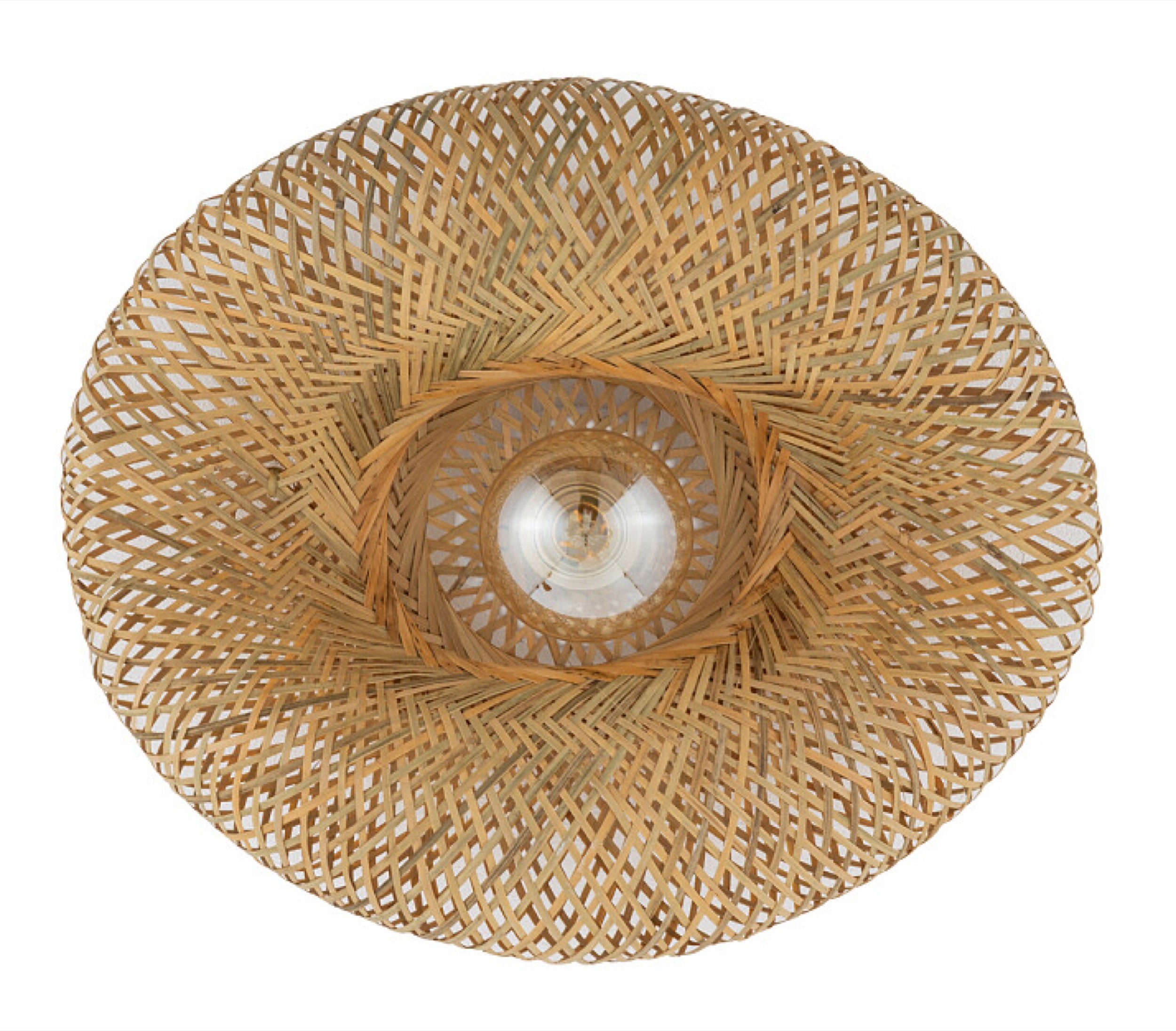 Plafon Havana 39x50 cm rattanowy