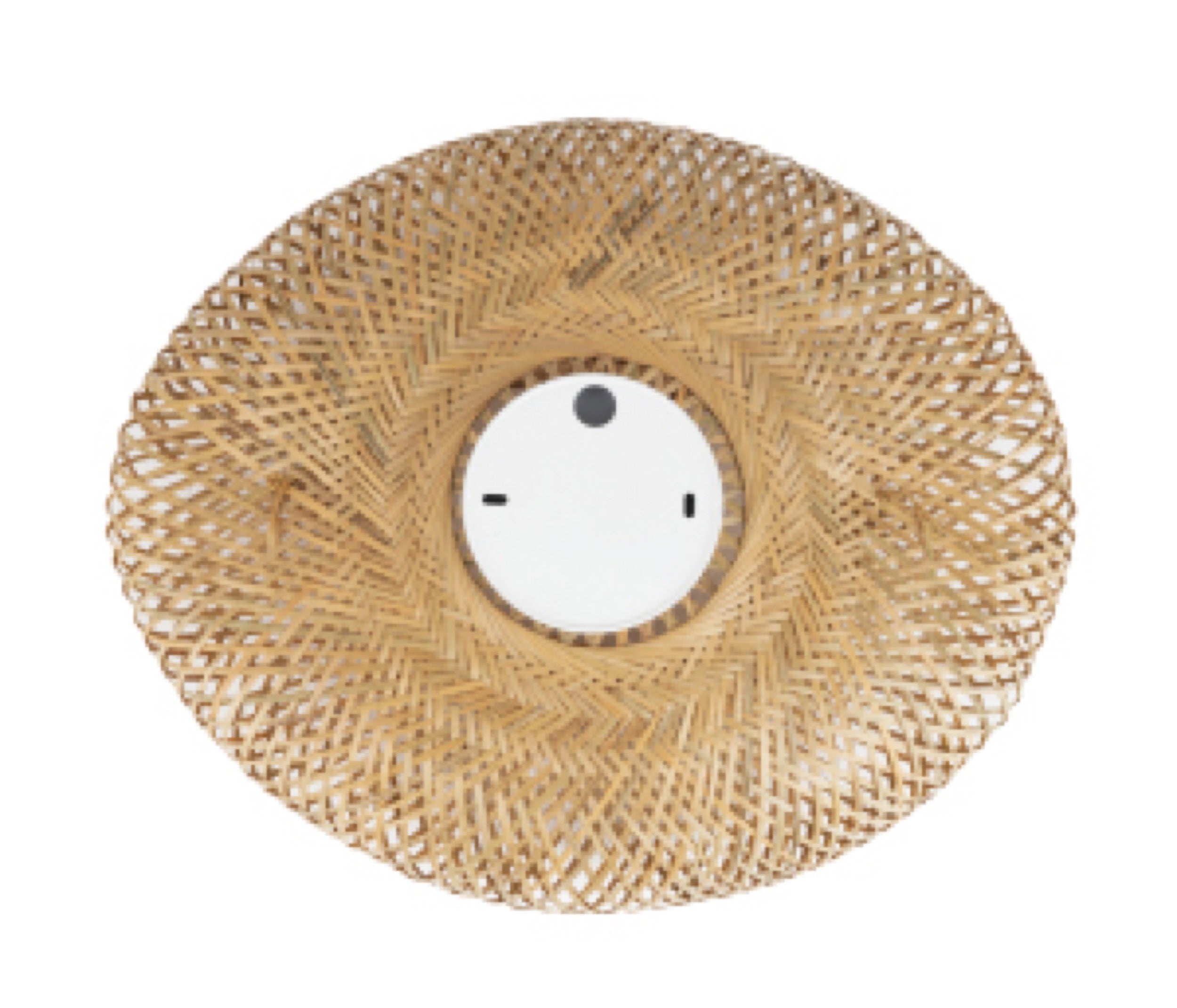 Plafon Havana 39x50 cm rattanowy