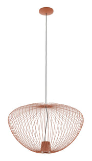 Lampa wisząca Pumpkin 45x70 cm terracotta