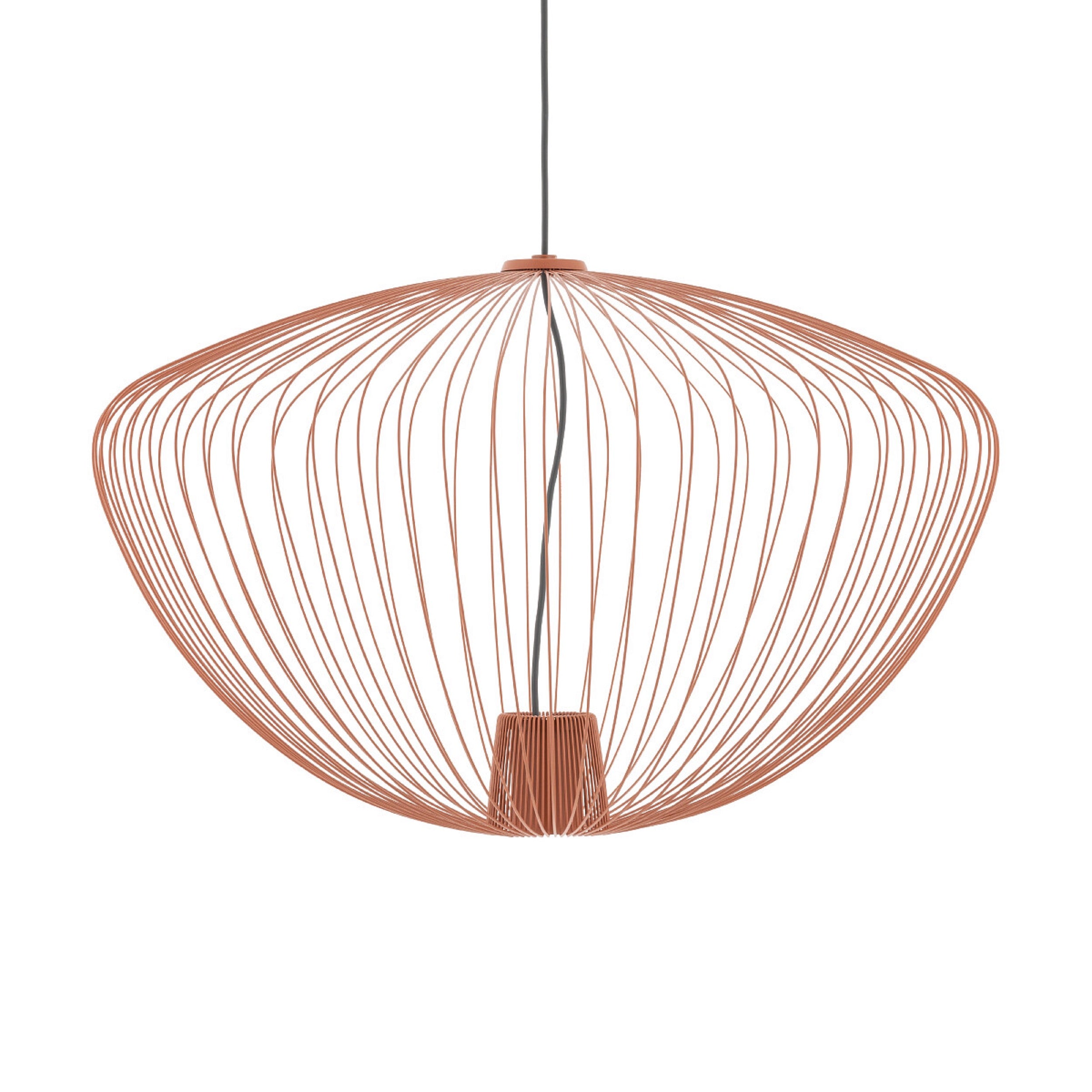 Lampa wisząca Pumpkin 45x70 cm terracotta