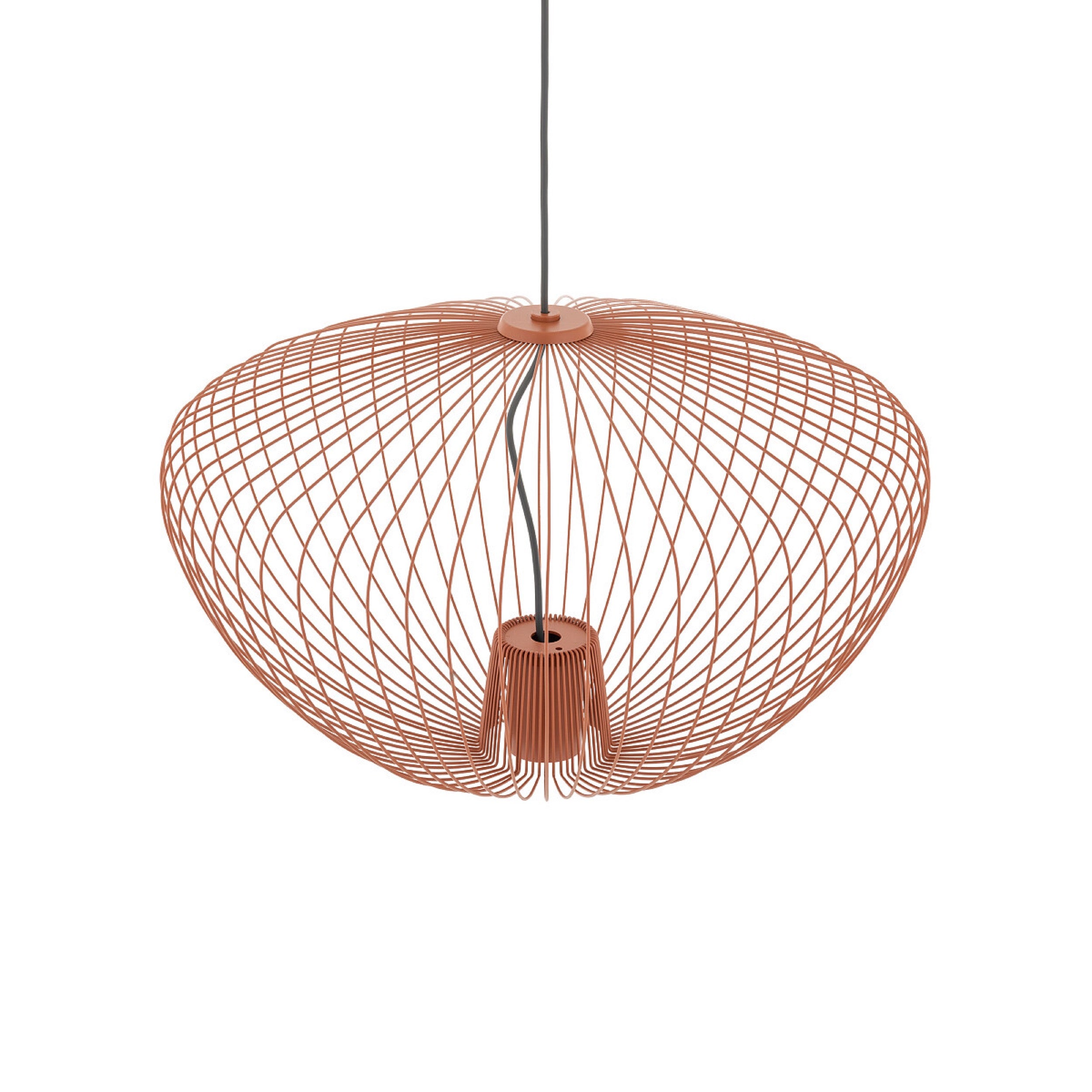 Lampa wisząca Pumpkin 33x54.5 cm terracotta