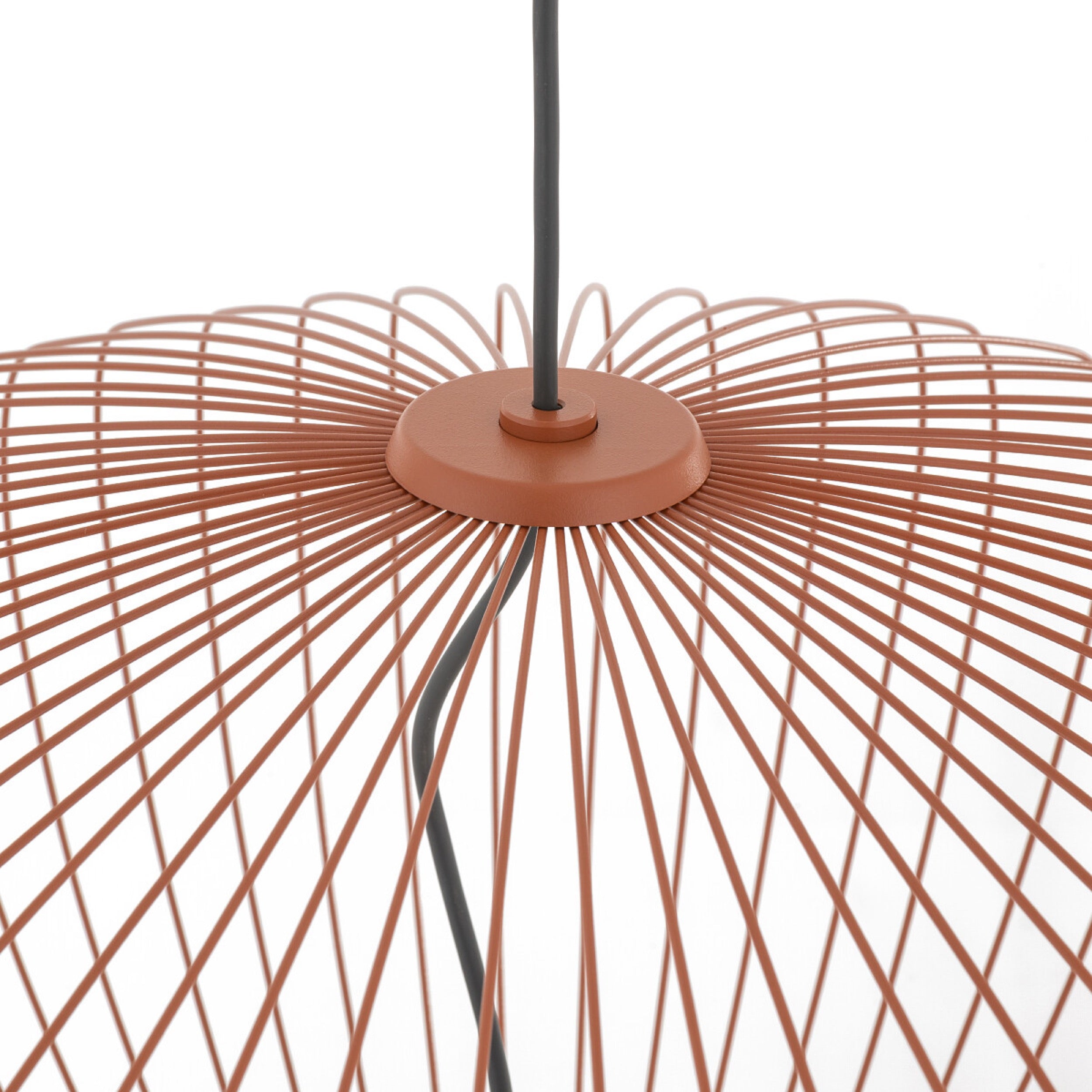 Lampa wisząca Pumpkin 33x54.5 cm terracotta