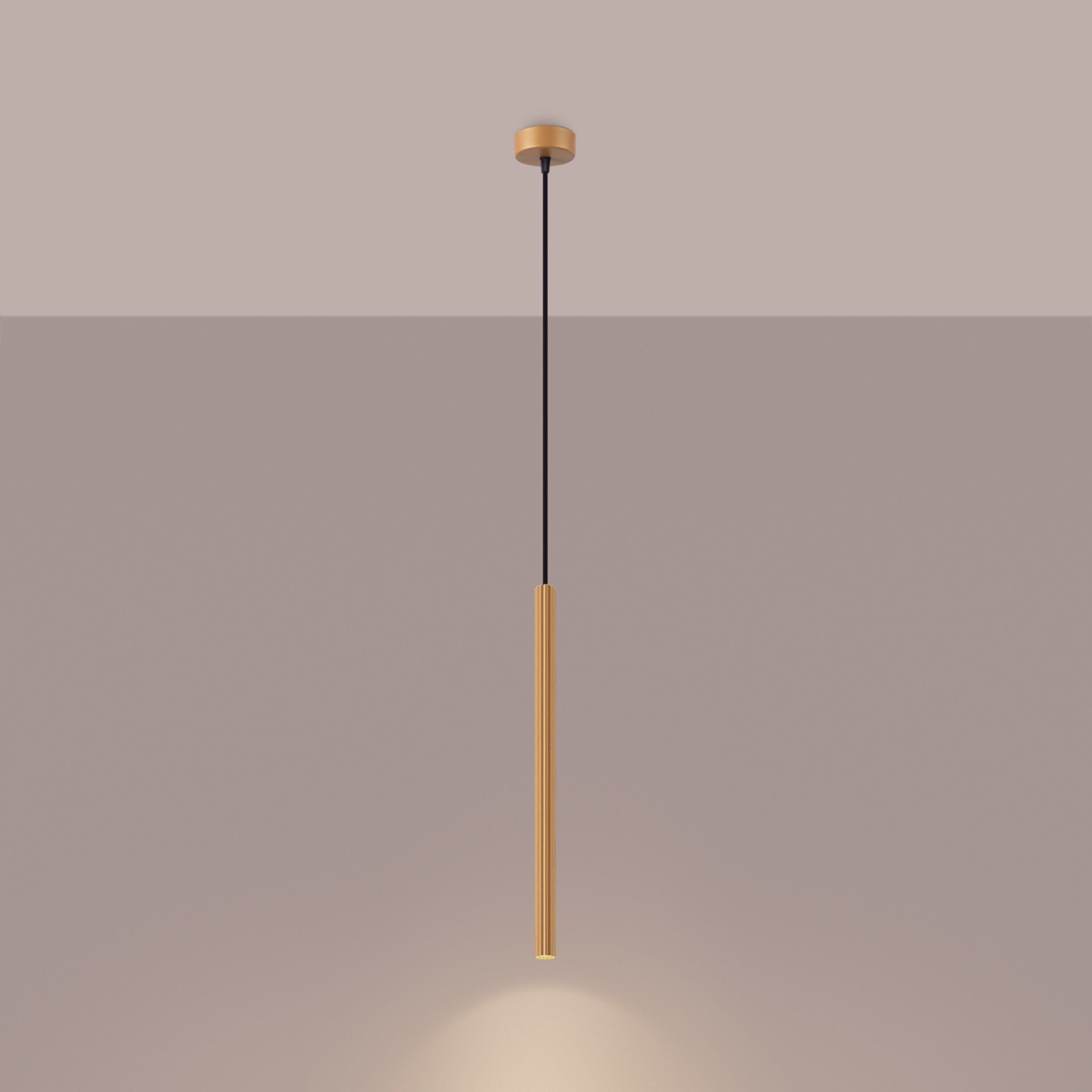 Lampa wisząca Arche 1 złota