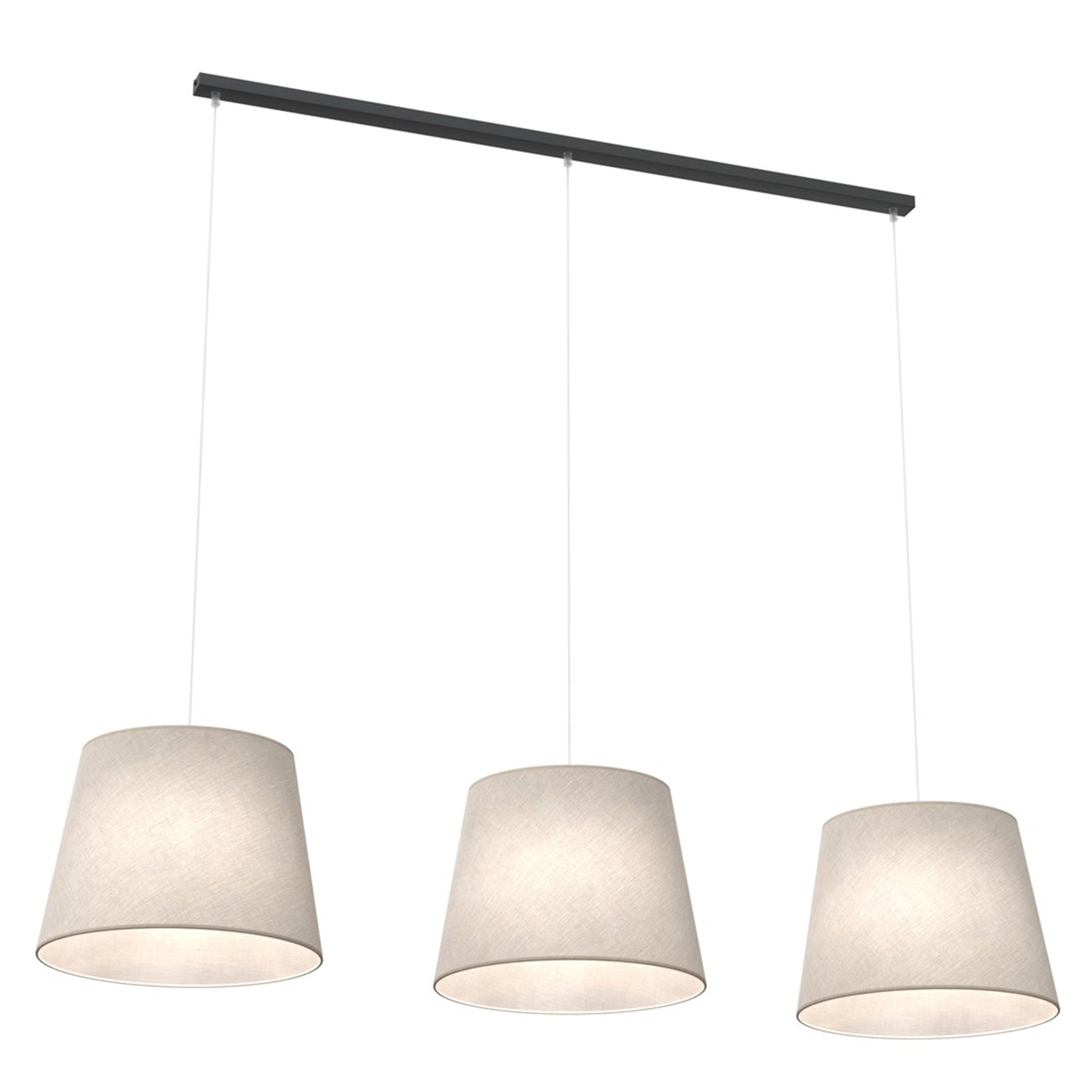 Lampa wisząca Epoca x3 beżowa