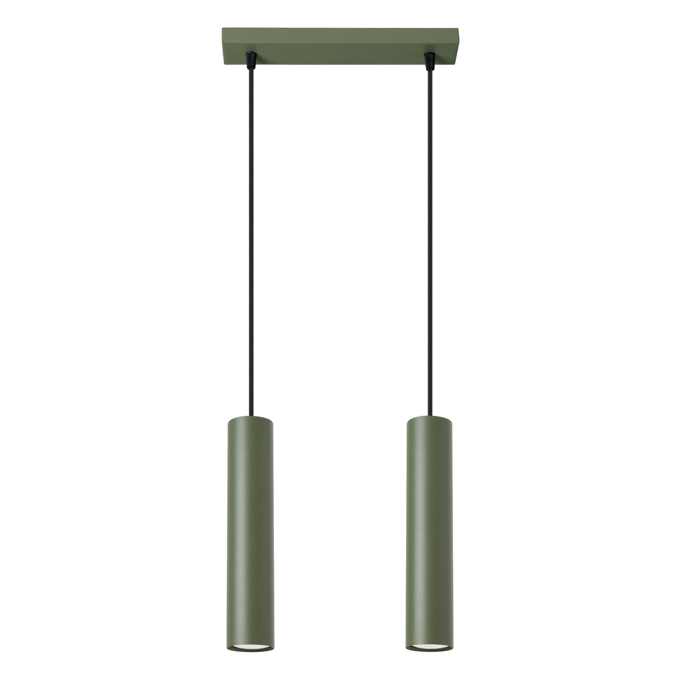 Lampa wisząca Lagos 2 zielona oliwka
