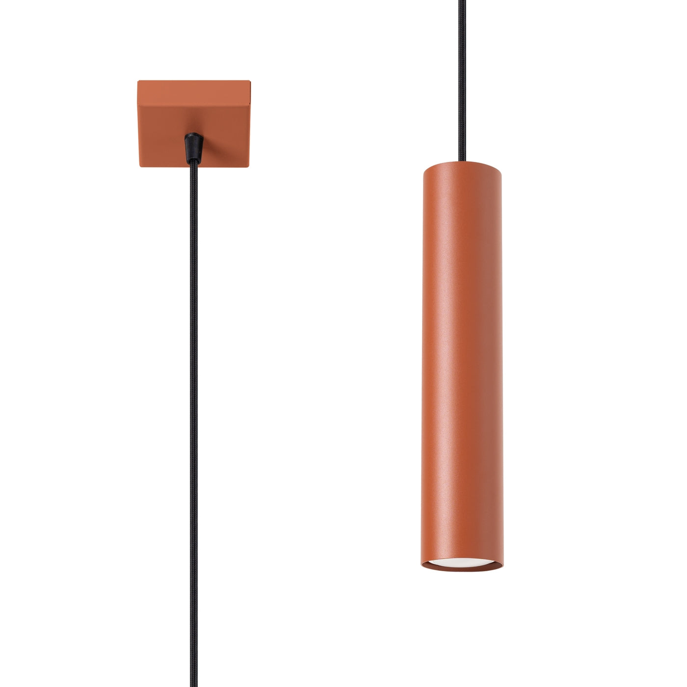 Lampa wisząca Lagos 1 ochra czerwona