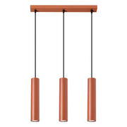 Lampa wisząca Lagos 3L ochra czerwona