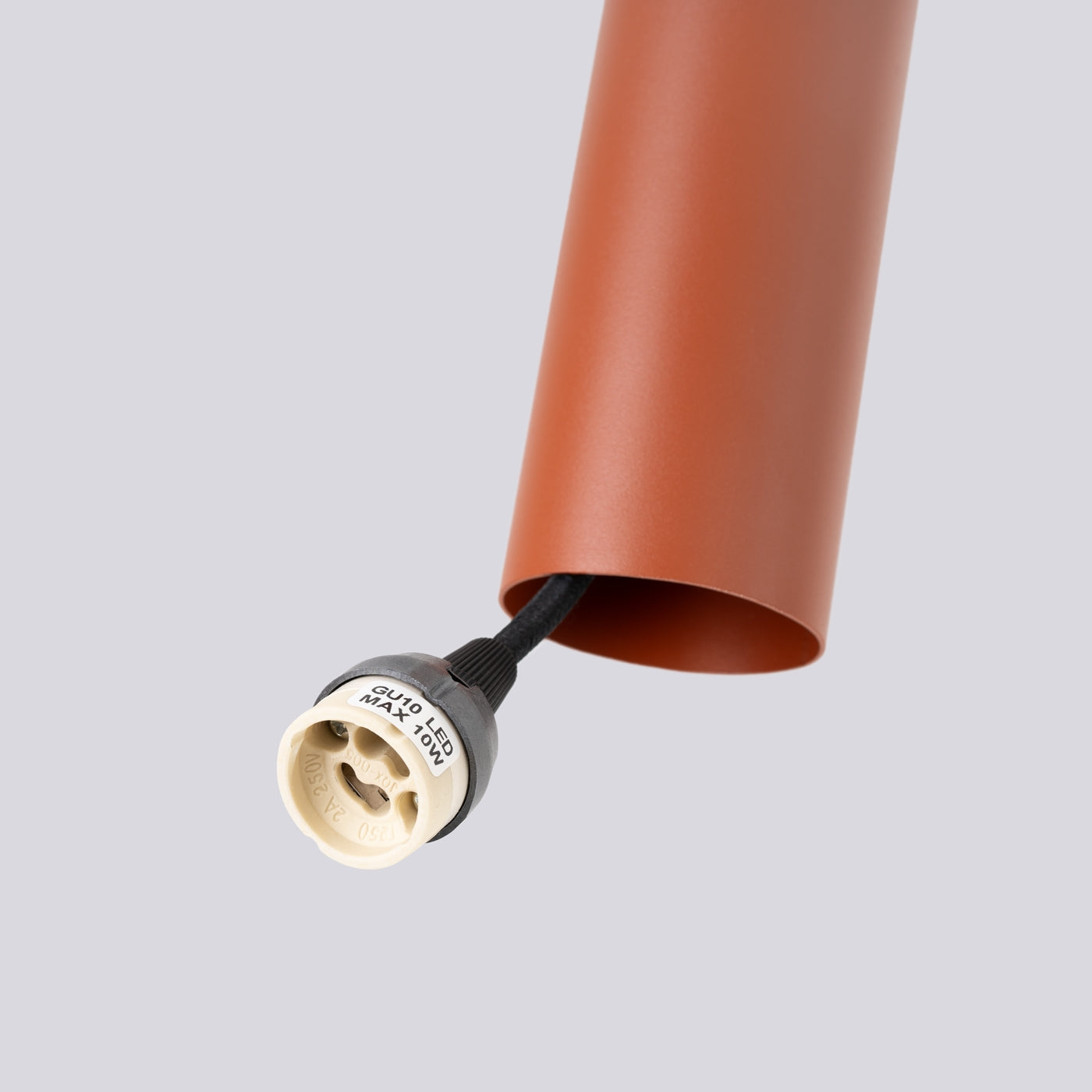 Lampa wisząca Lagos 3L ochra czerwona