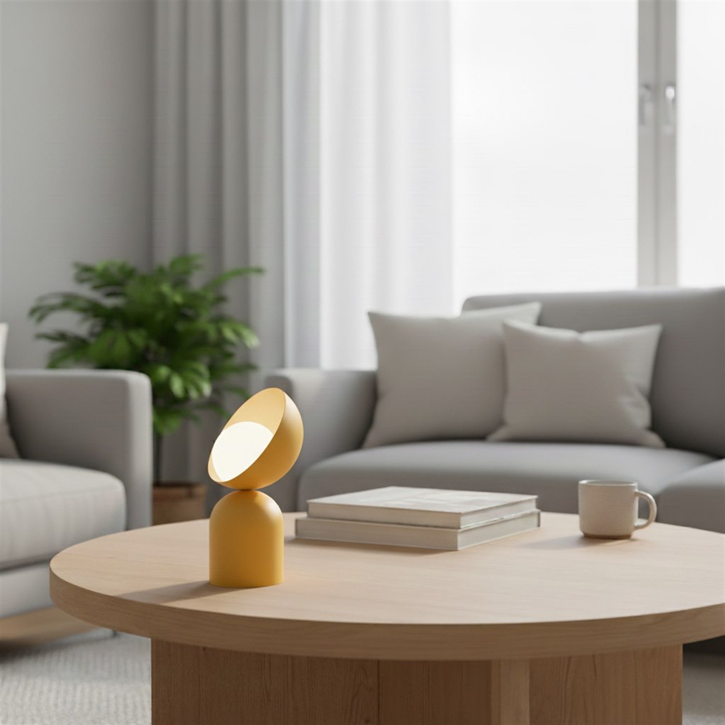 Lampa stołowa Boto 31 cm pomarańczowa