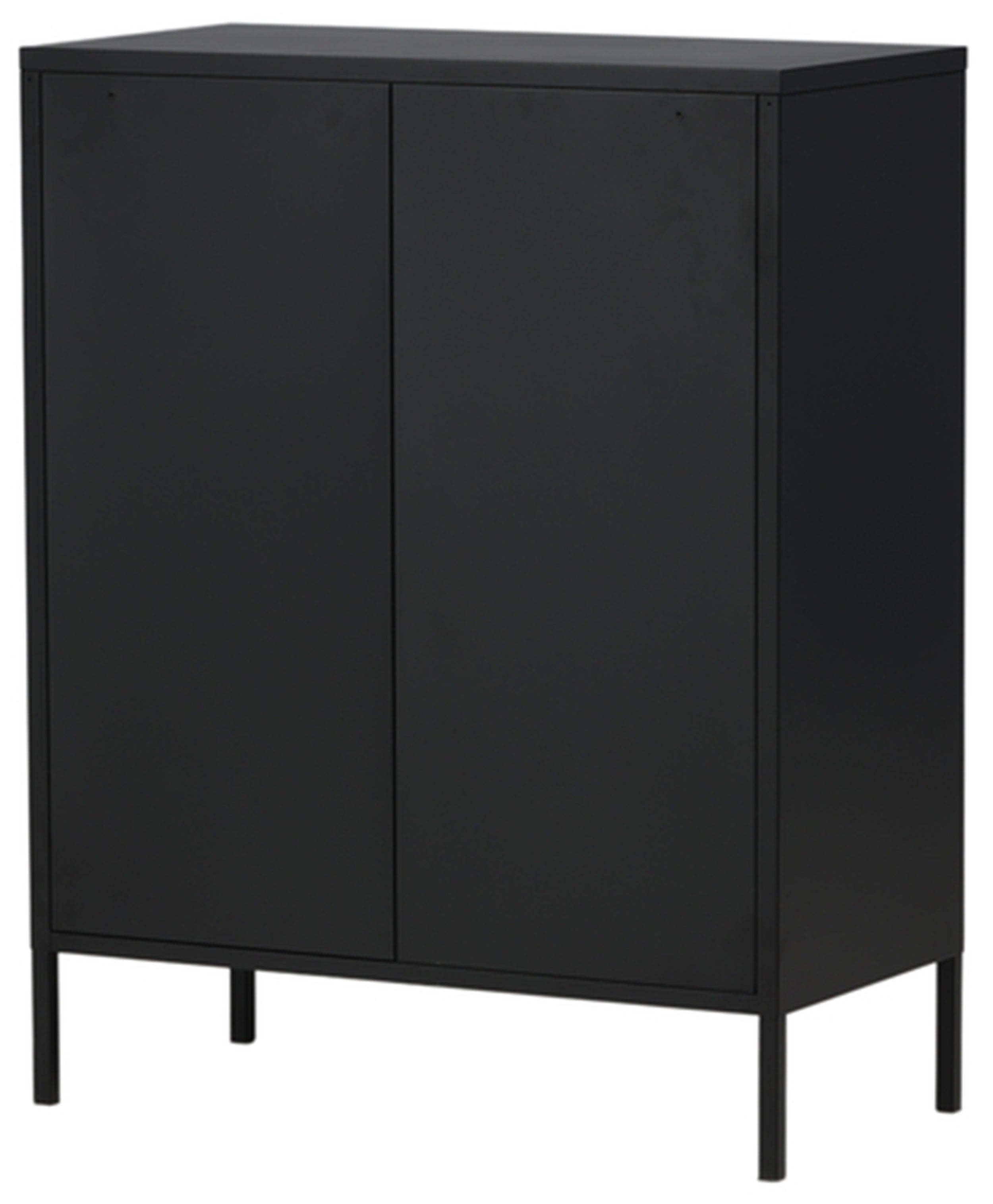 Witryna metalowa Misha 101,5 cm czarna - szerokość 80 cm