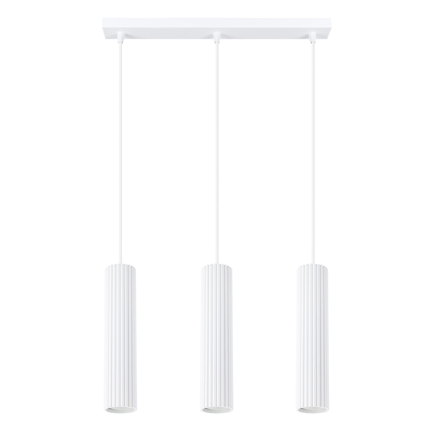 Lampa wisząca Karbon 3L biały