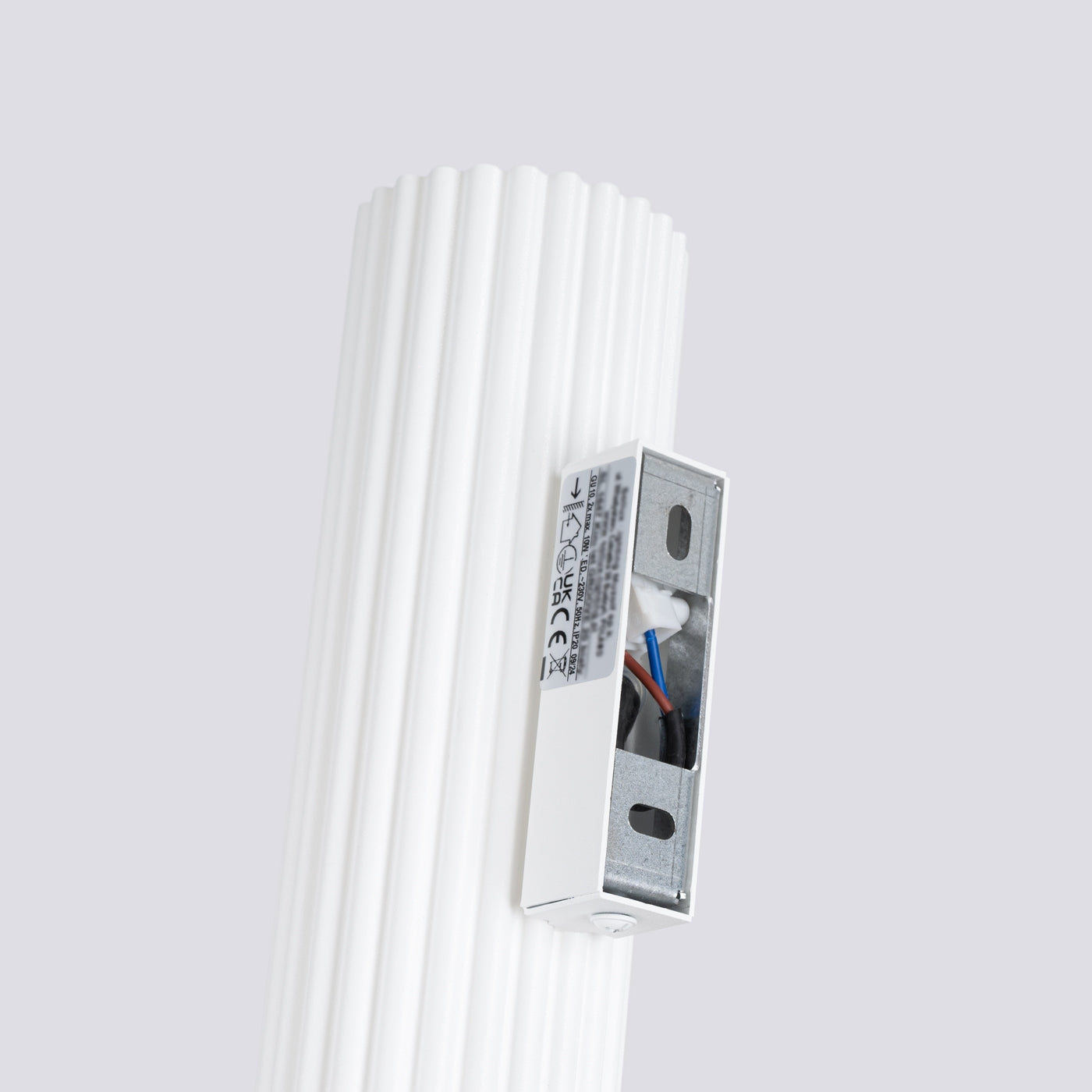 Kinkiet Karbon 30 cm biały