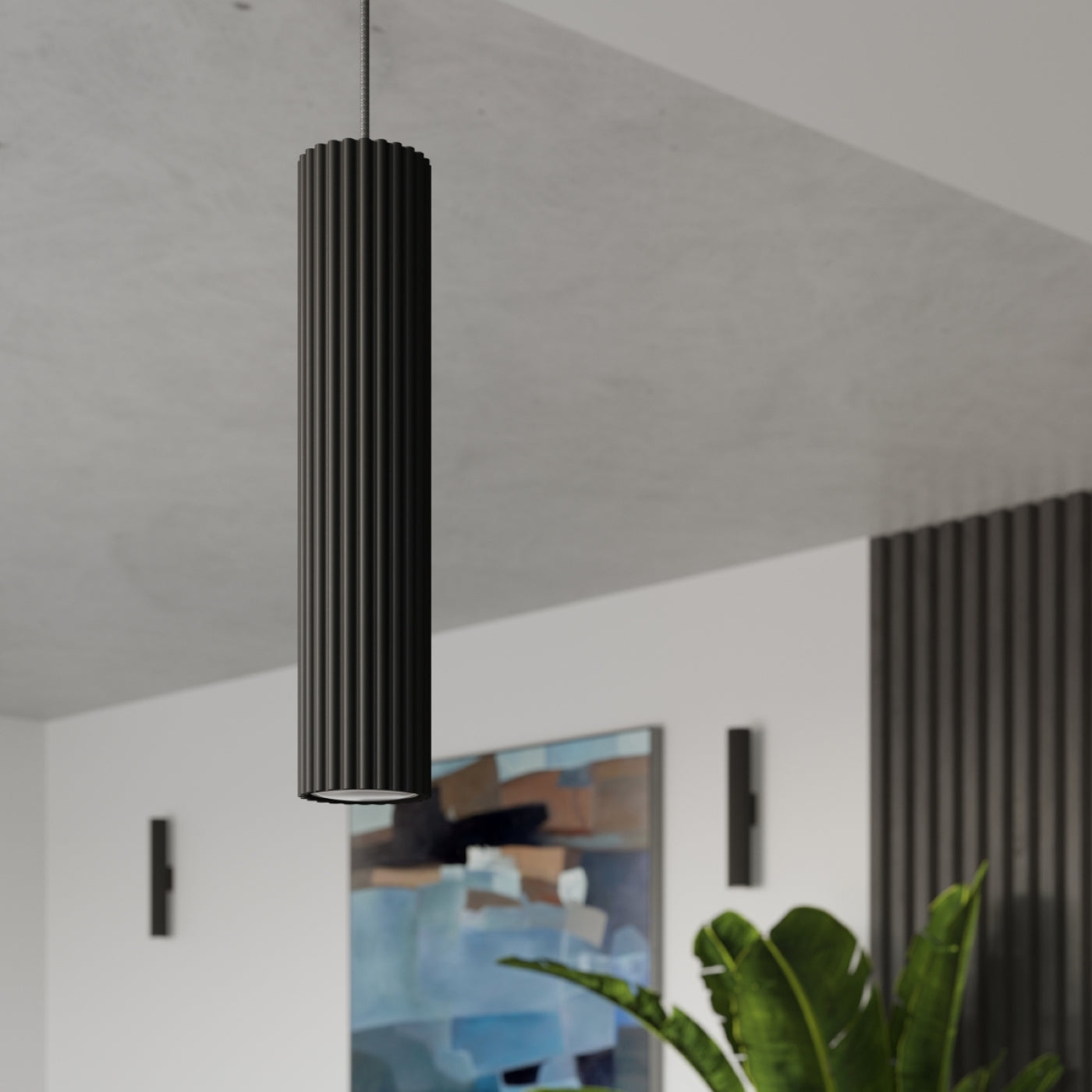Lampa wisząca Karbon 2 czarna