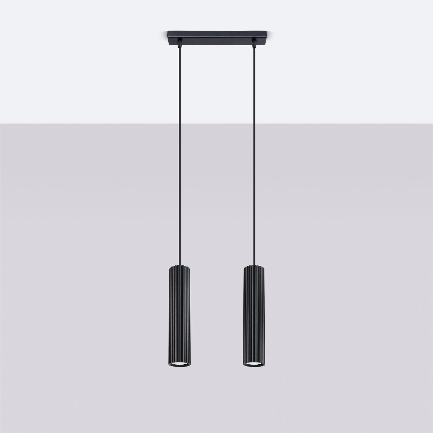 Lampa wisząca Karbon 2 czarna