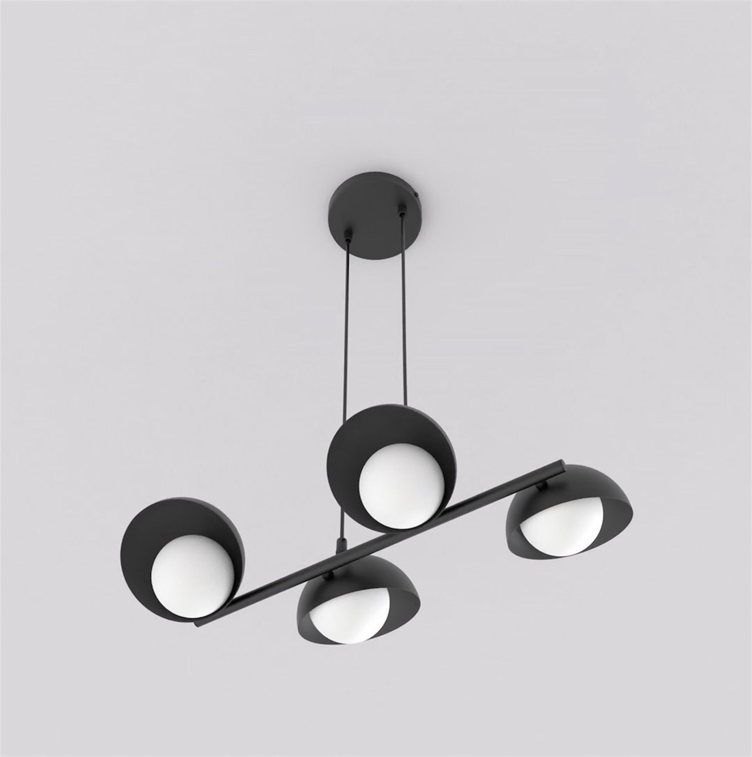 Lampa wisząca Boom x4 czarna
