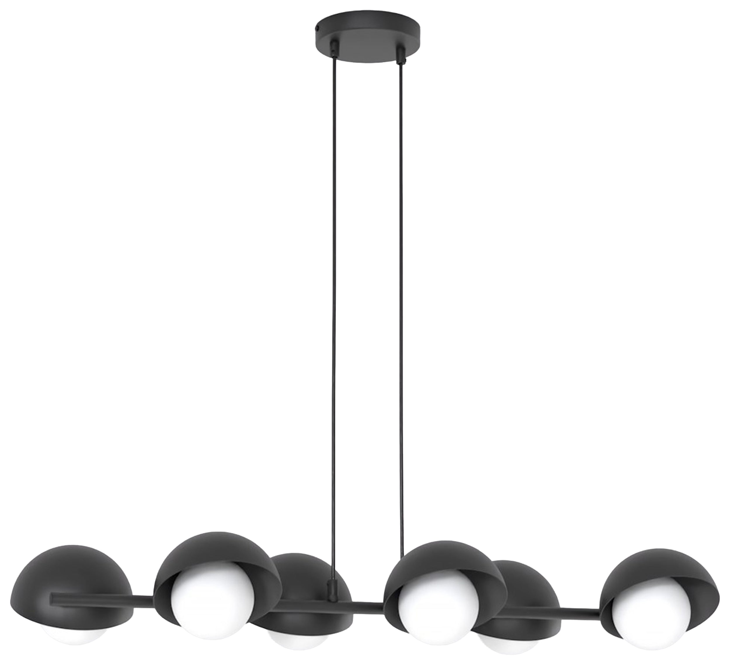 Lampa wisząca Boom x6 czarna