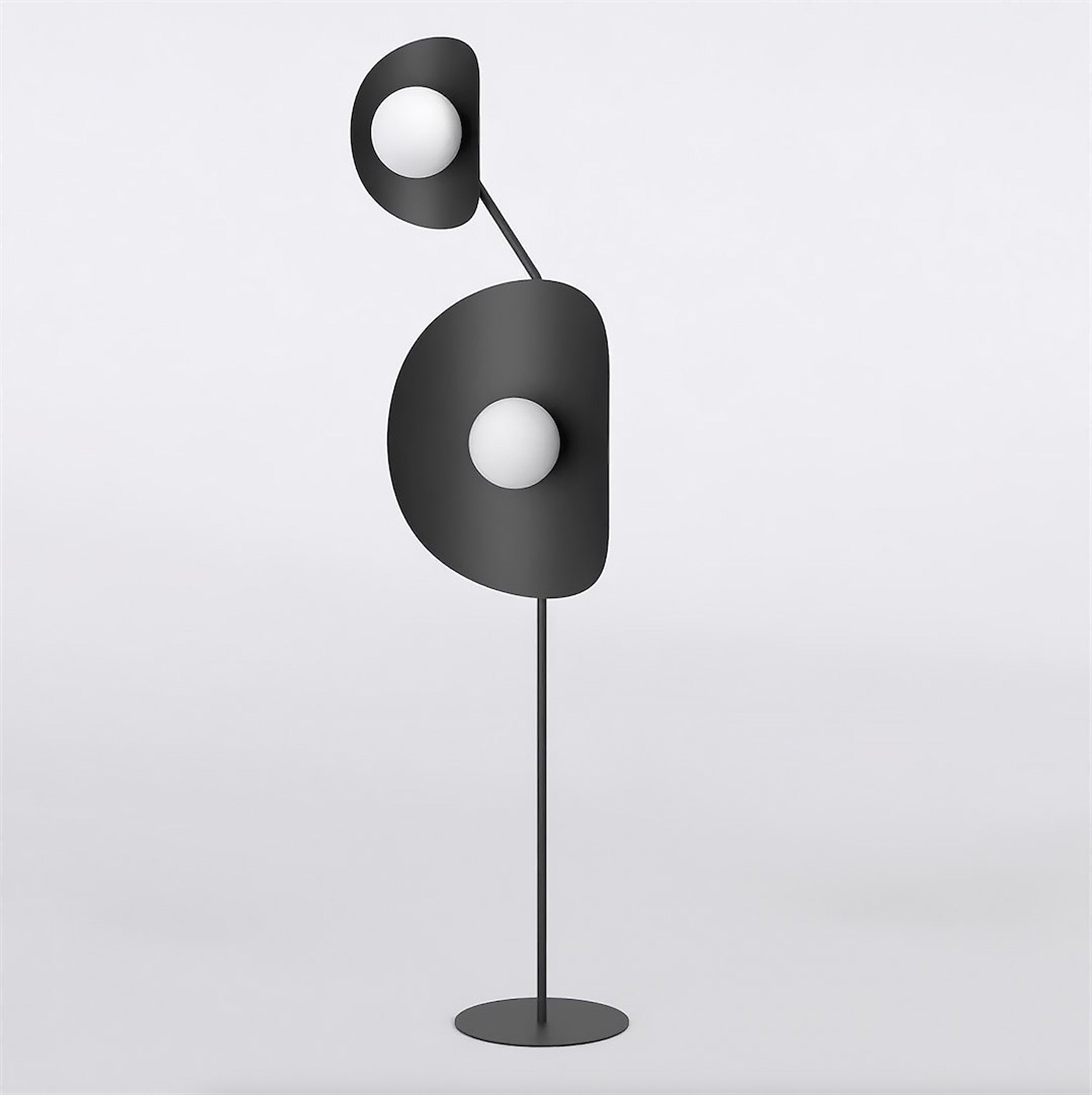 Lampa podłogowa Delulu x2 czarna