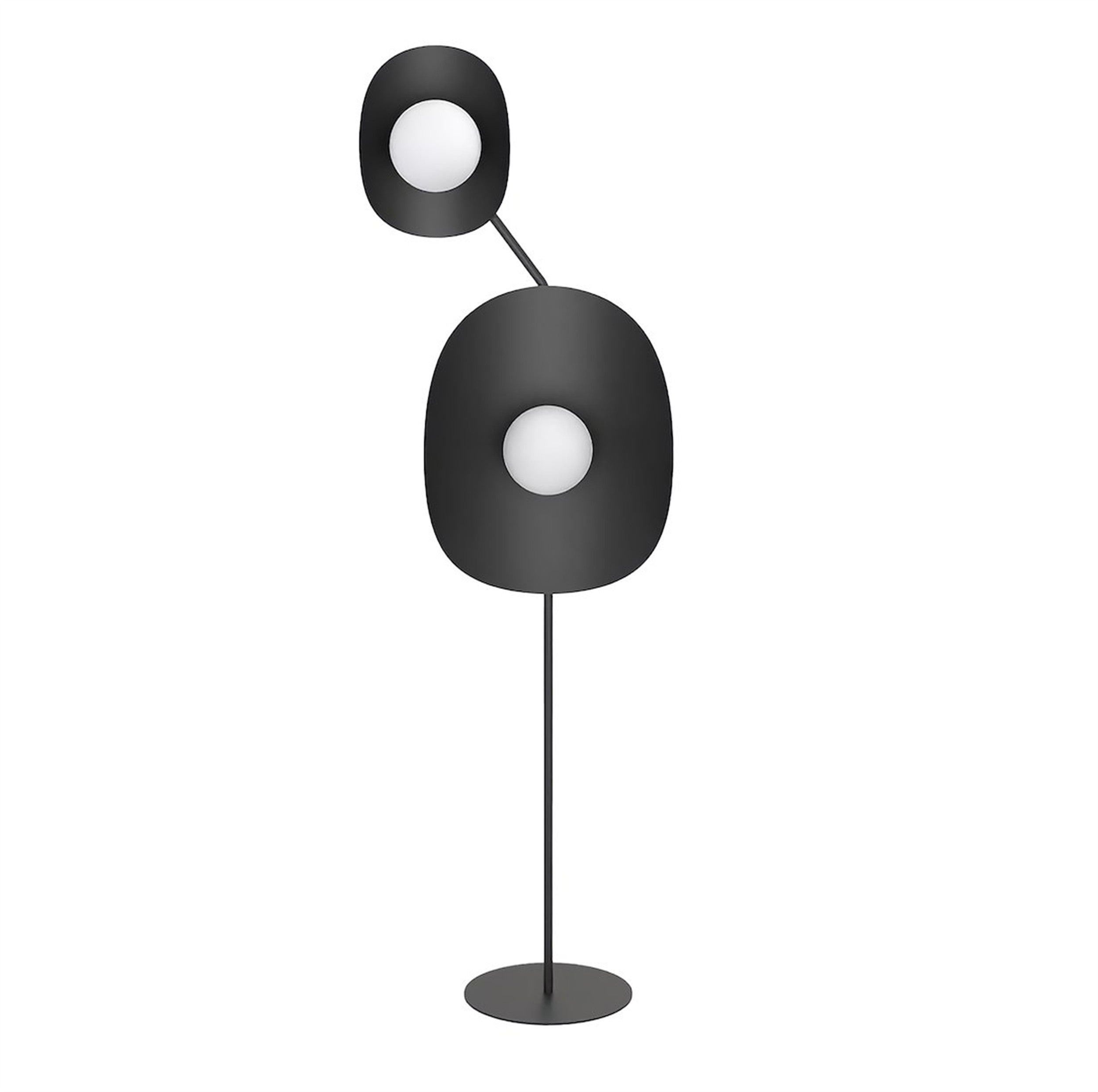 Lampa podłogowa Delulu x2 czarna