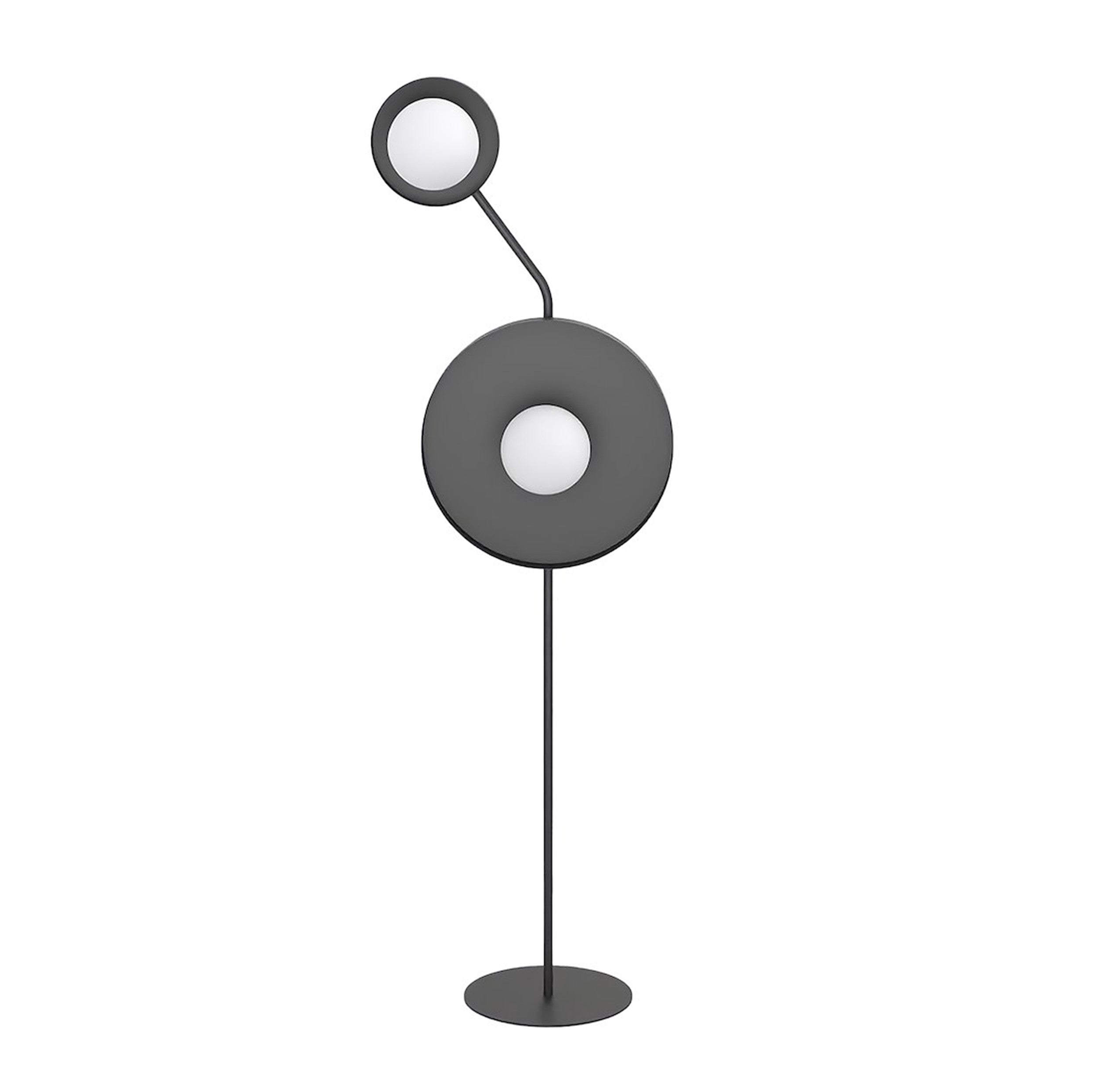 Lampa podłogowa Kiss x2 czarna