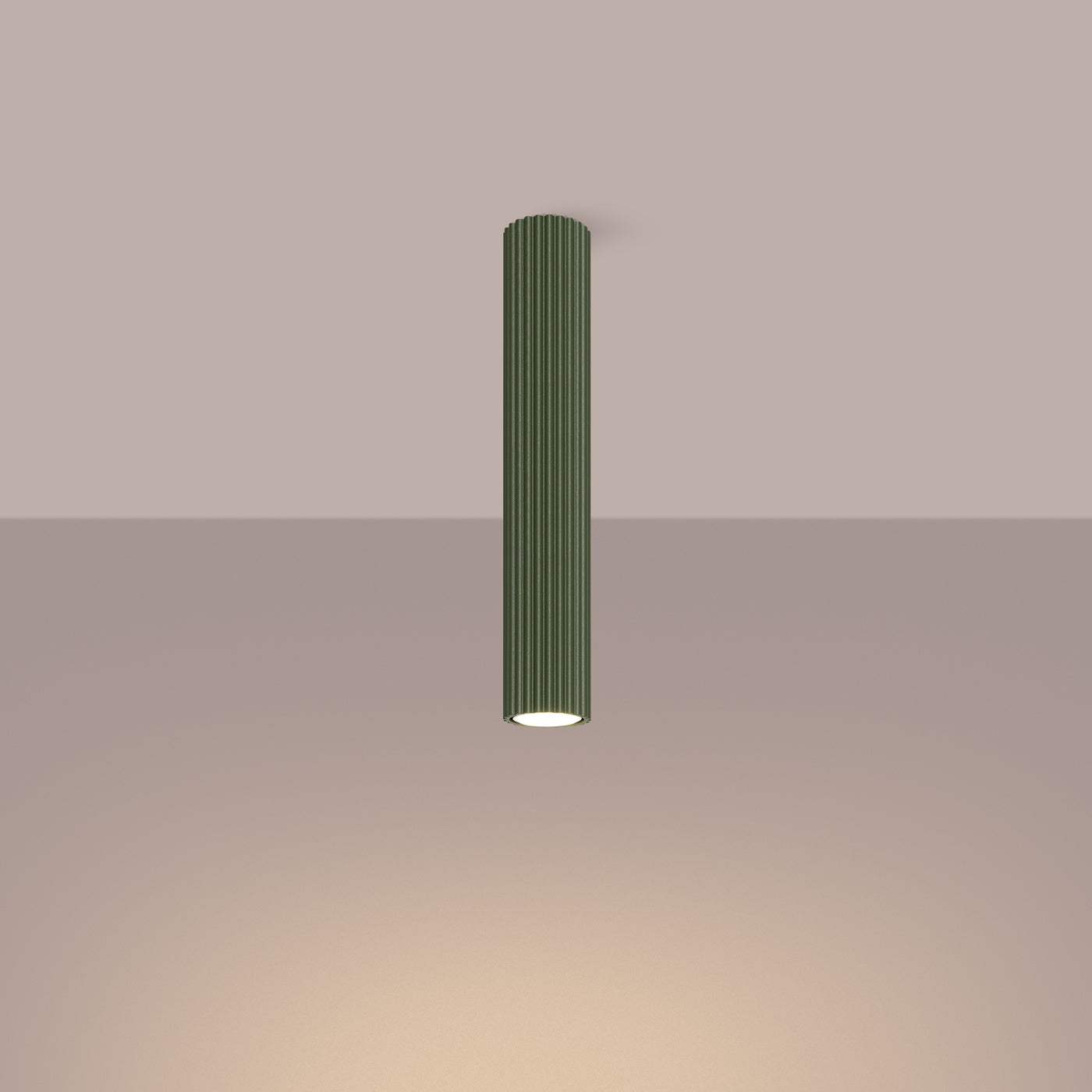 Spot tuba Karbon 40 cm zielony oliwkowy
