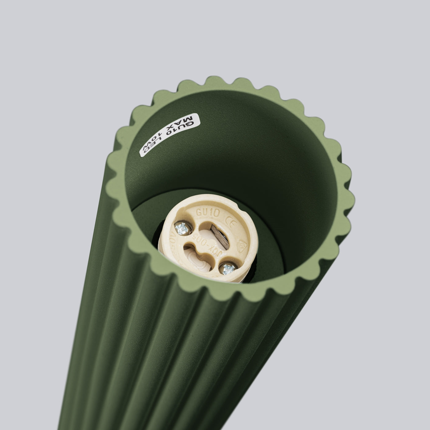 Spot tuba Karbon 40 cm zielony oliwkowy
