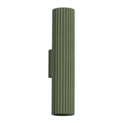 Kinkiet Karbon 30 cm zielony oliwkowy