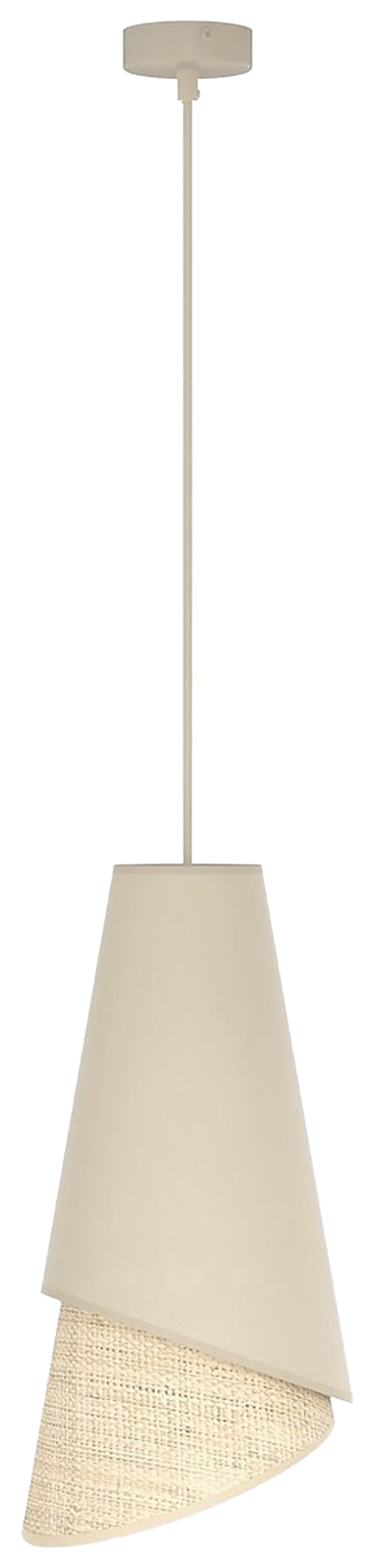 Lampa wisząca Moda x1 rattan
