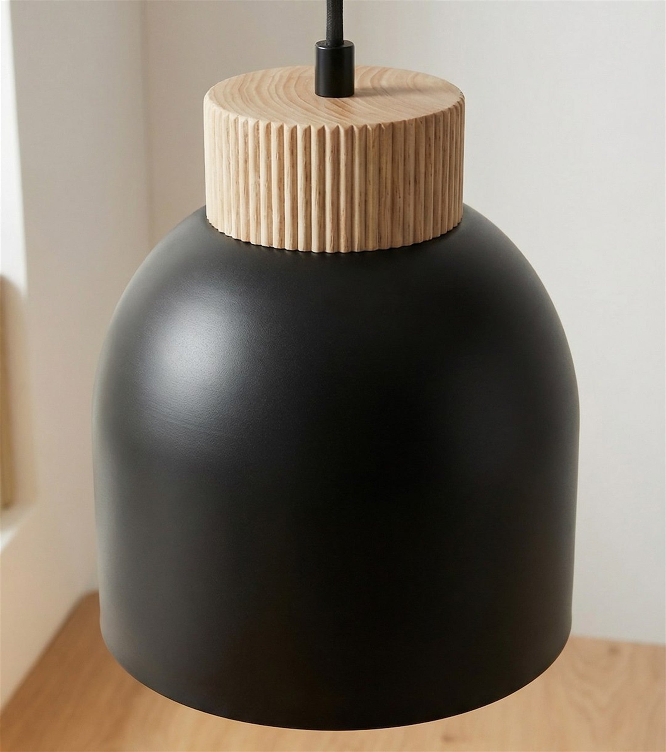 Lampa wisząca Kru x3 czarna