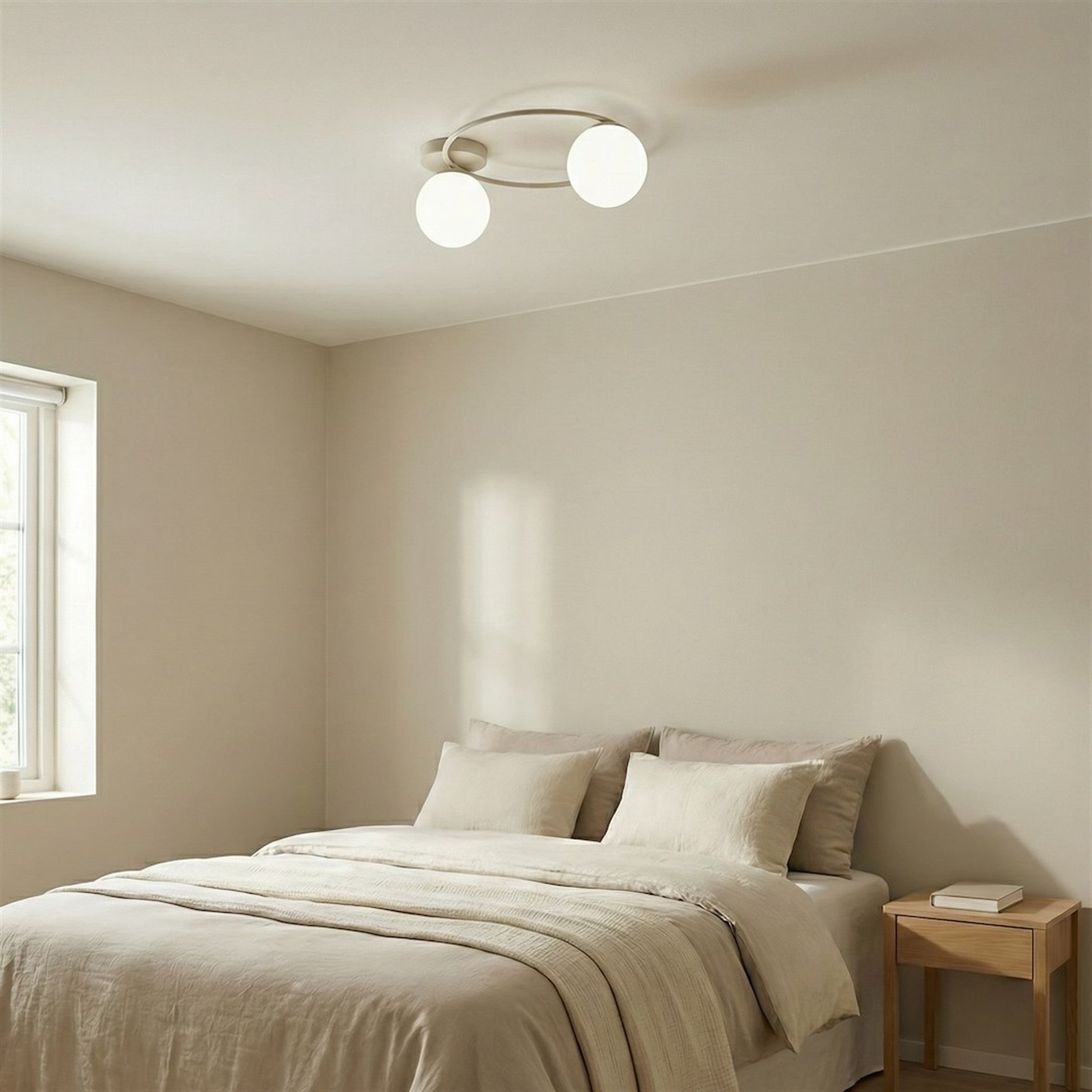 Lampa wisząca Sopra x2 mokka opal