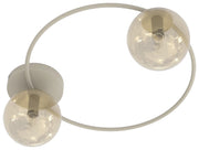 Lampa wisząca Sopra x2 mokka bursztyn