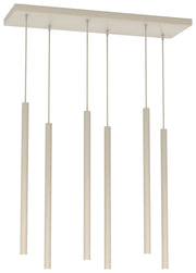 Lampa wisząca Selter x6 mokka
