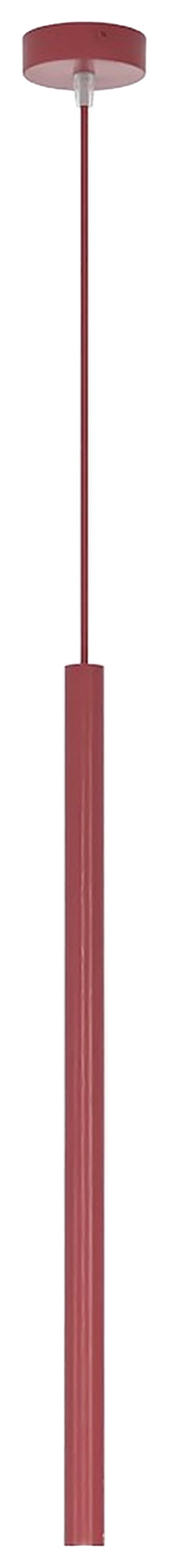 Lampa wisząca Selter x1 burgundowa