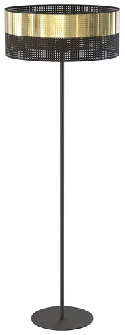 Lampa podłogowa Lux czerń/złoto