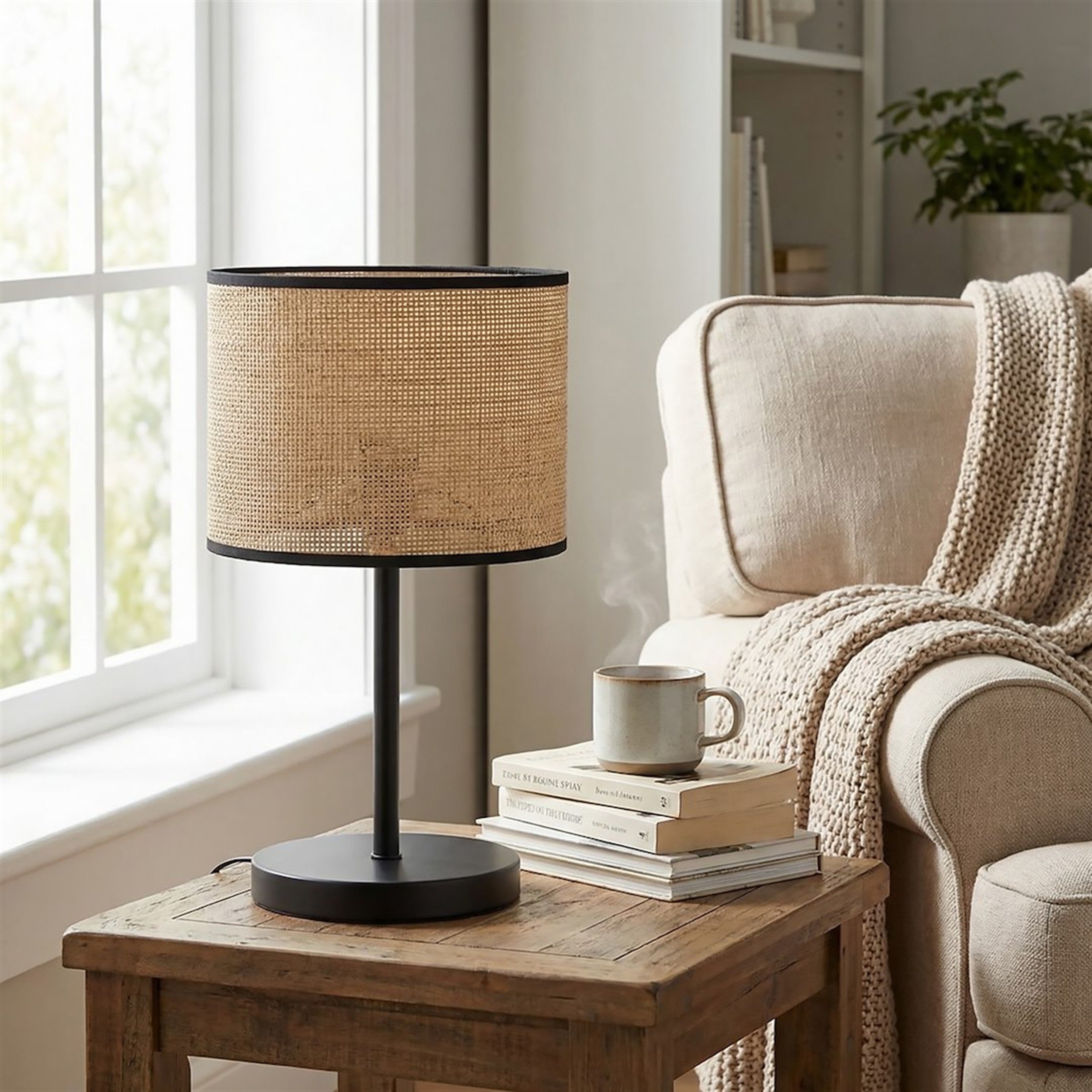 Lampa stołowa Eco rattan