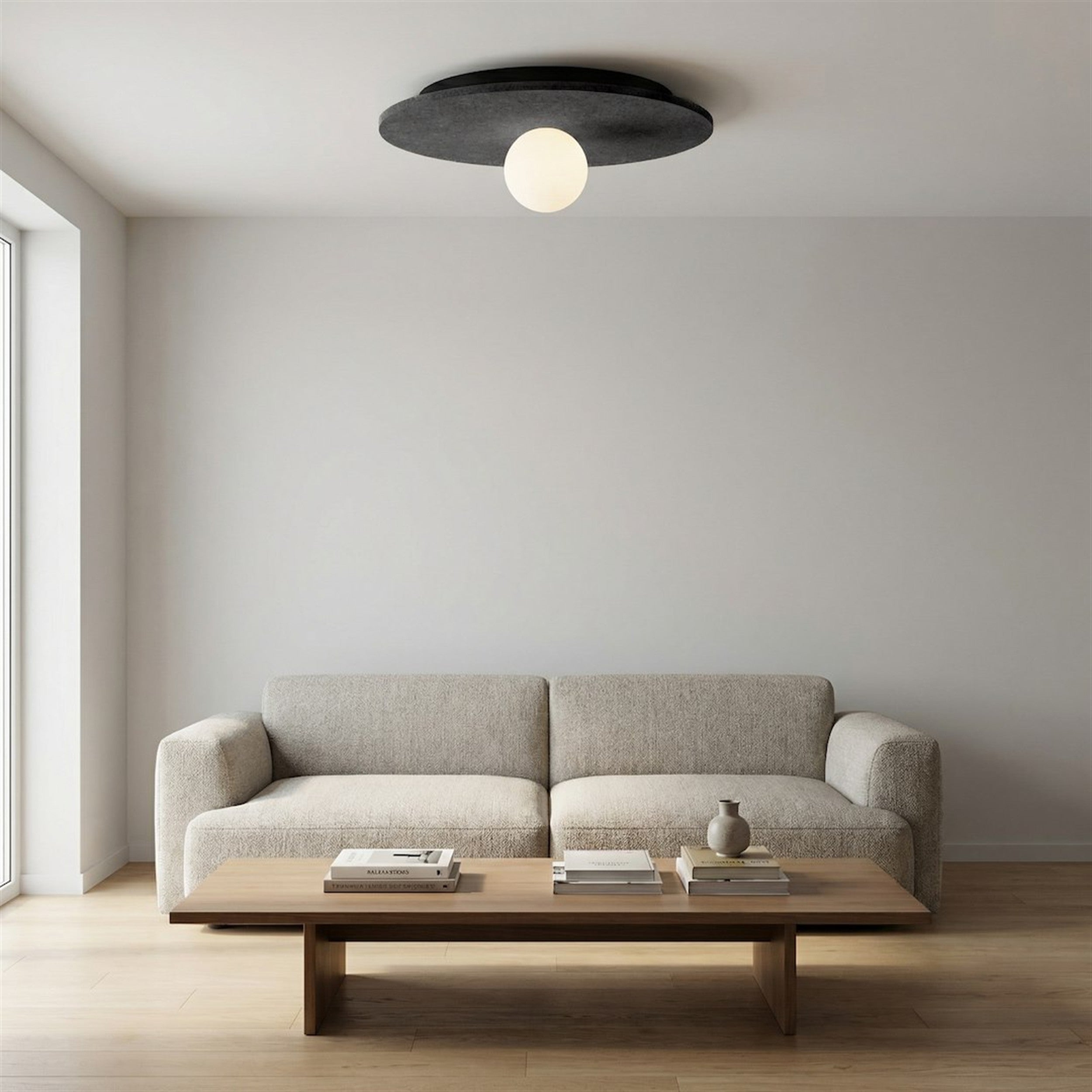 Lampa wisząca Calma M 40 cm czarna