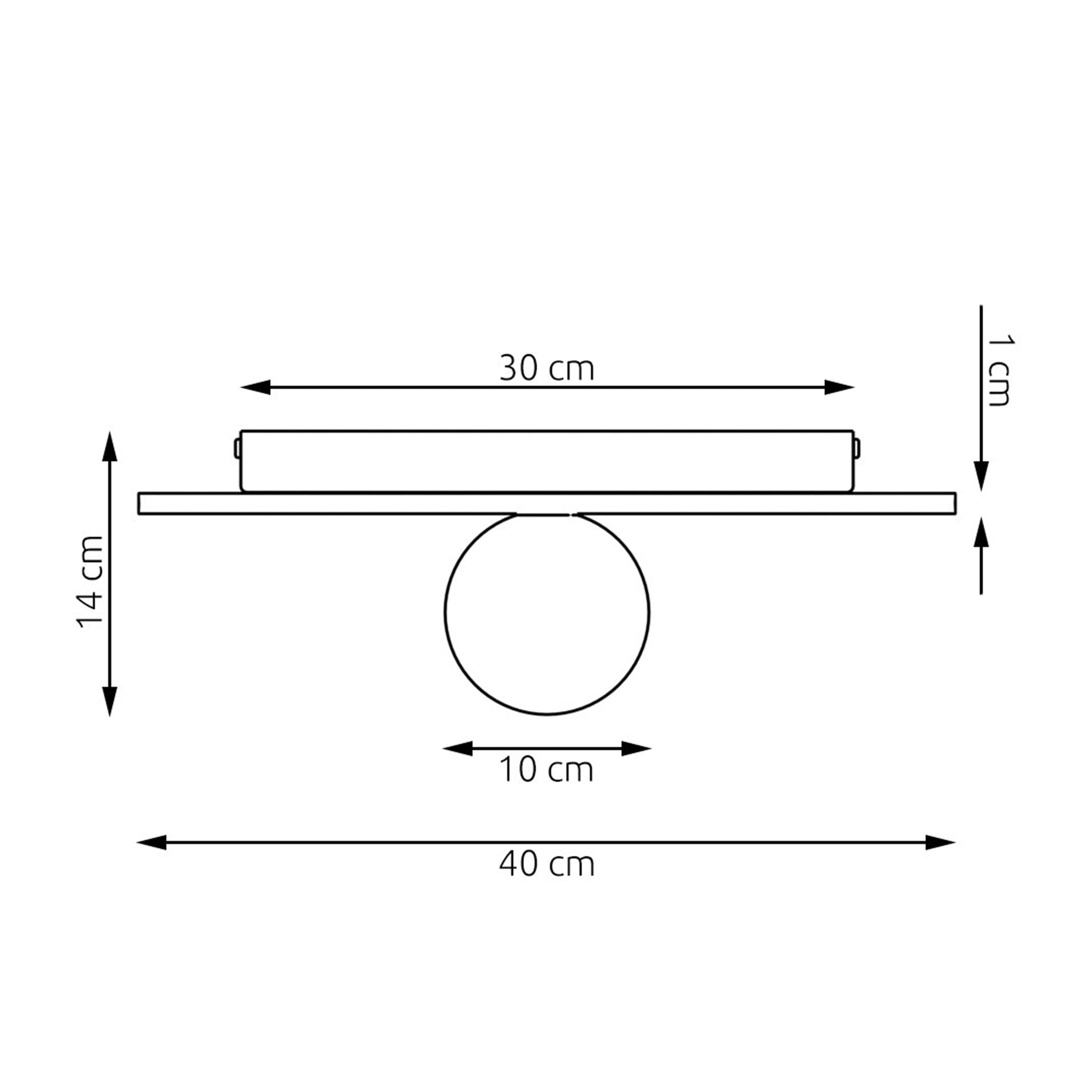 Lampa wisząca Calma M 40 cm beżowa